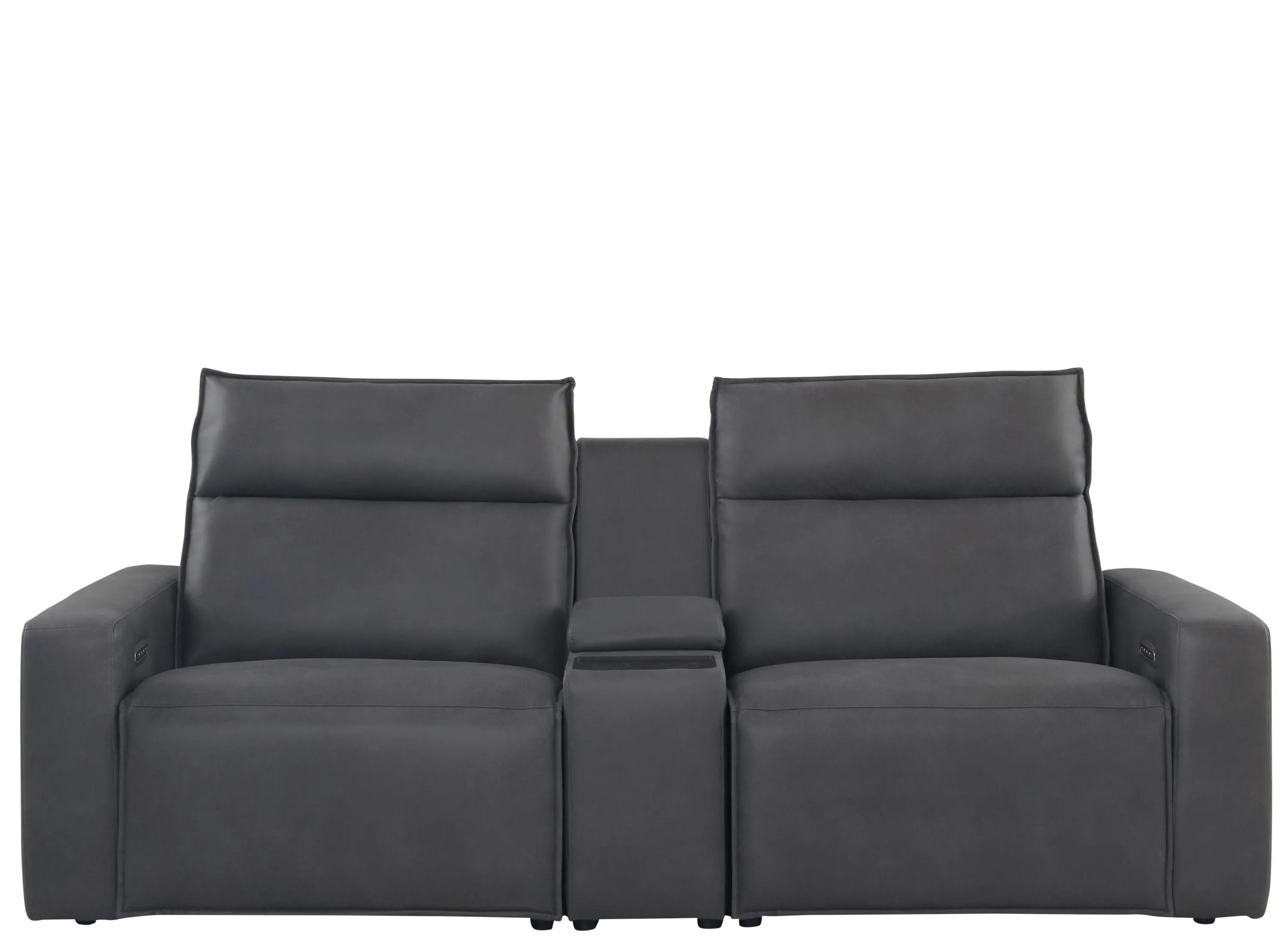 ModularTwo 3-pc. Power Console Loveseat w/ Power Headrest