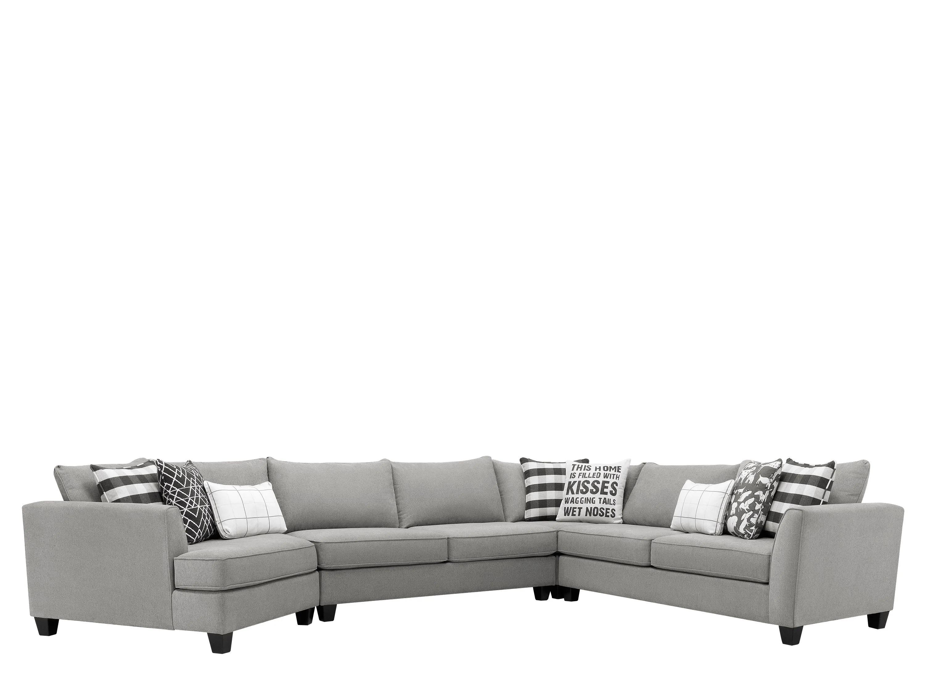 290028159 Daine 4-pc. Sectional Sofa sku 290028159