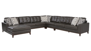 Wheaton Leather 5-pc. Sectional