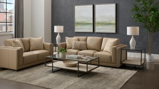 Marni Leather Living Room Set