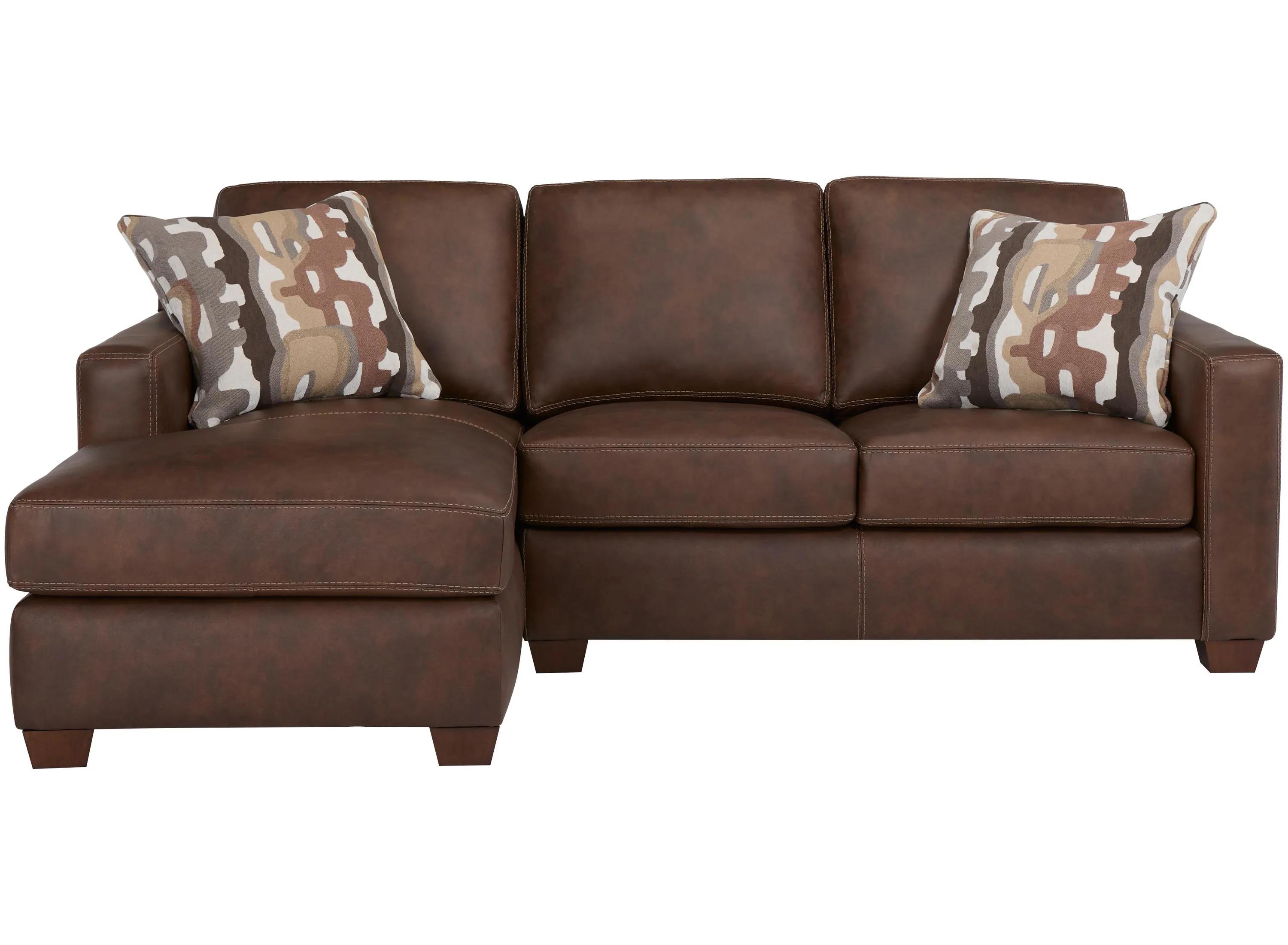 Quinton 2-pc. Leather Sofa Chaise
