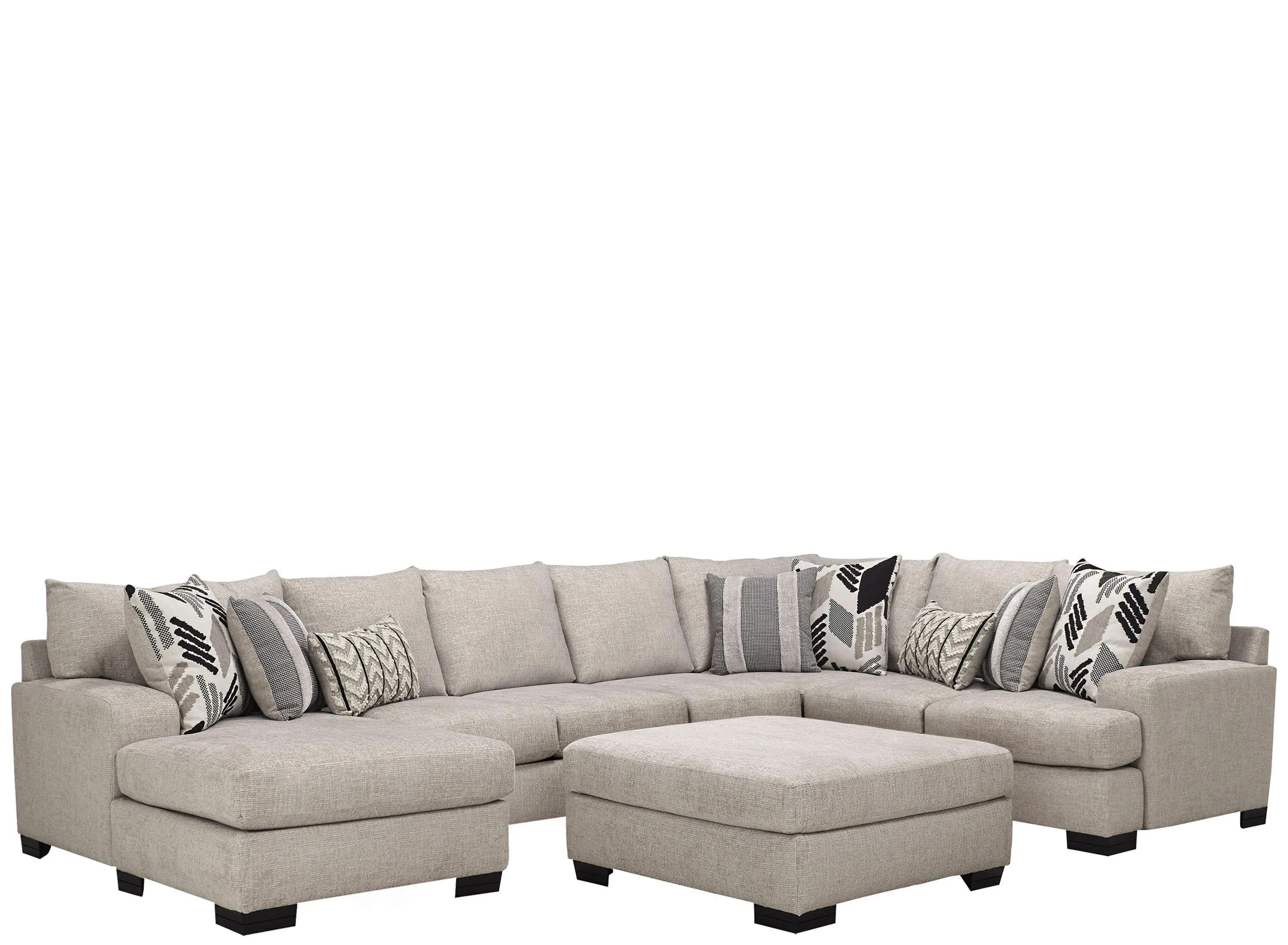 Cooper 5-pc. Sectional w/ Cocktail Ottoman