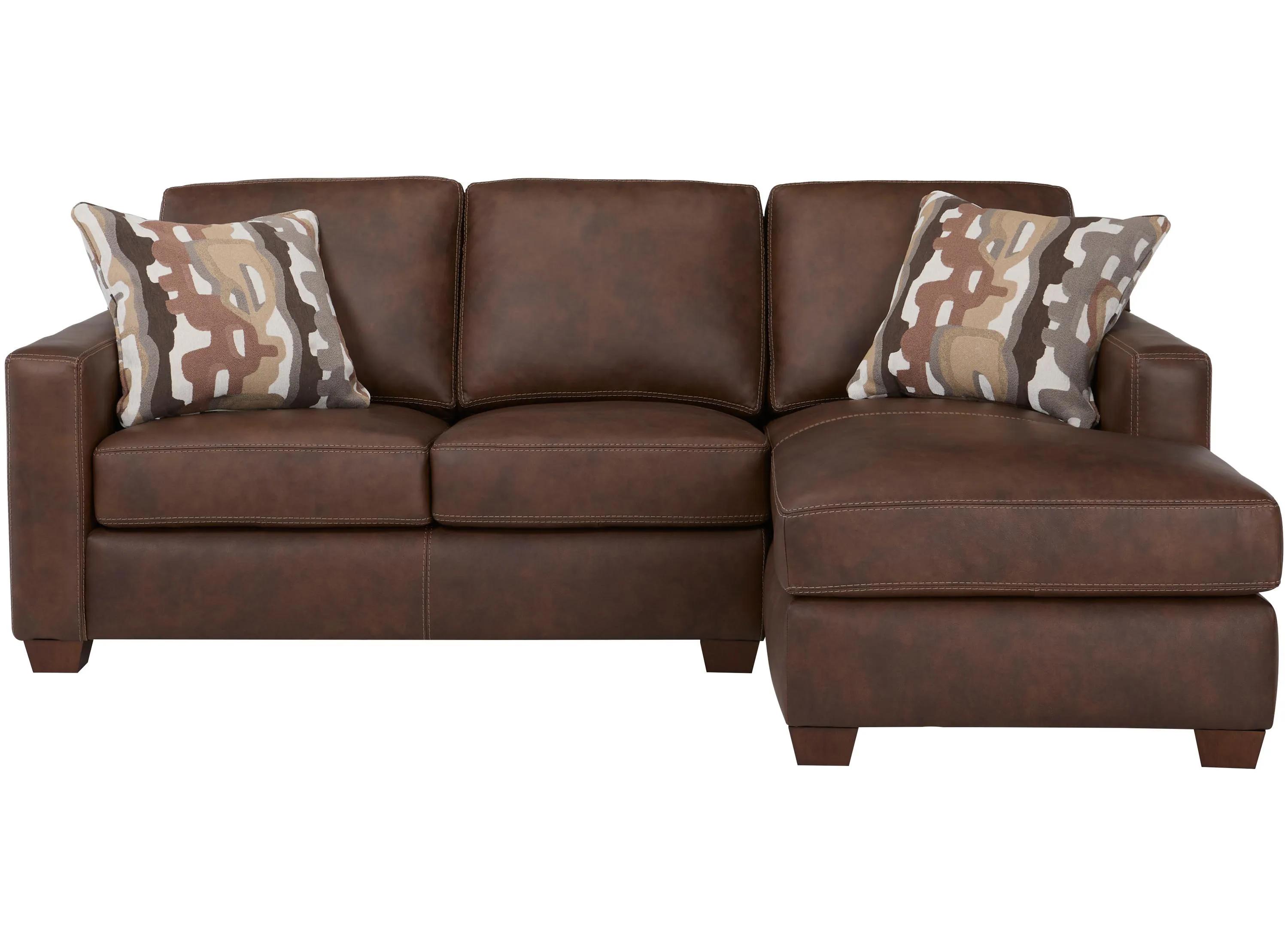 Quinton 2-pc. Leather Sofa Chaise