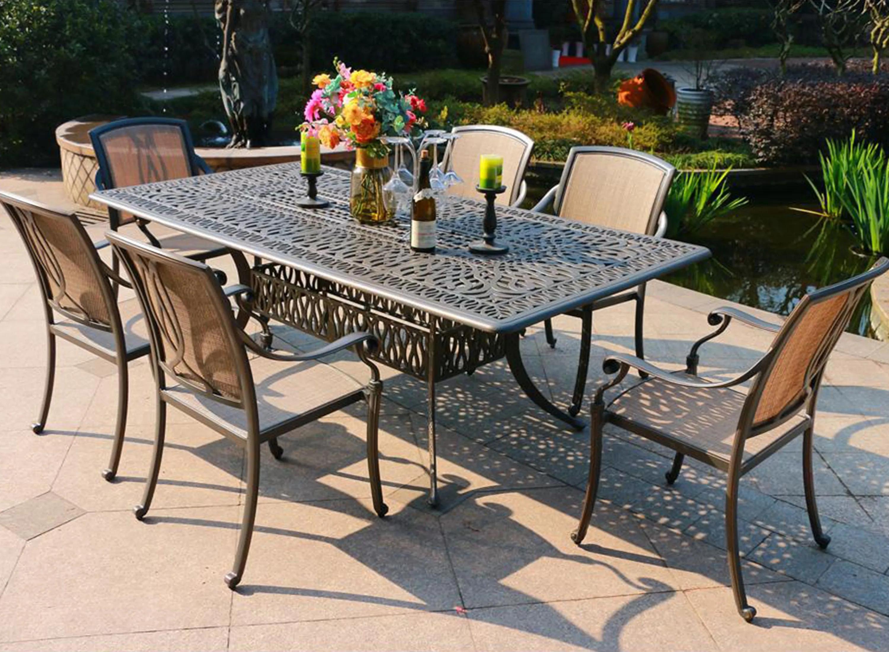 Geneva 7-pc. Outdoor Sling Dining Set