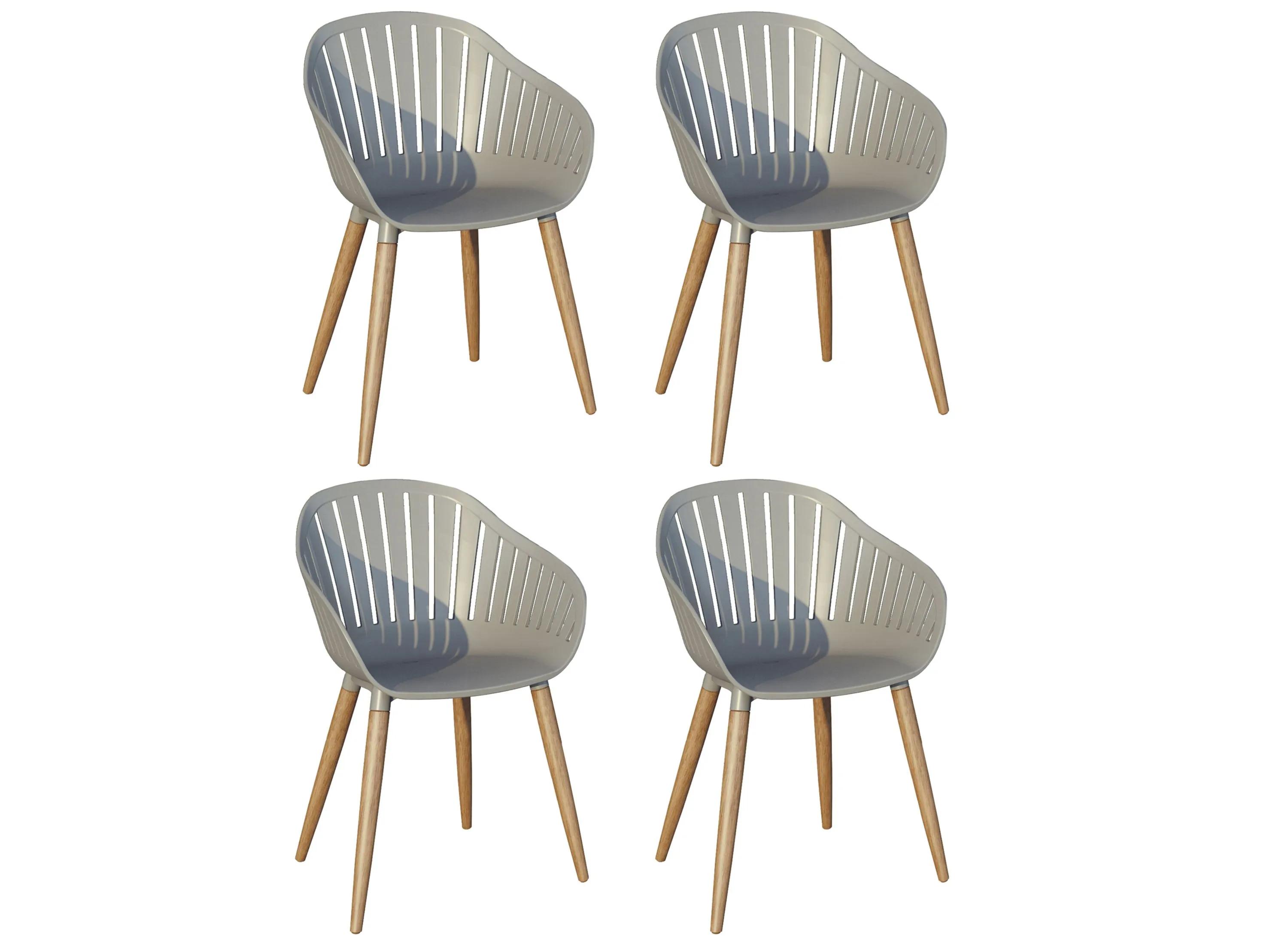 Amazonia Outdoor 4-pc. Eucalyptus Chairs
