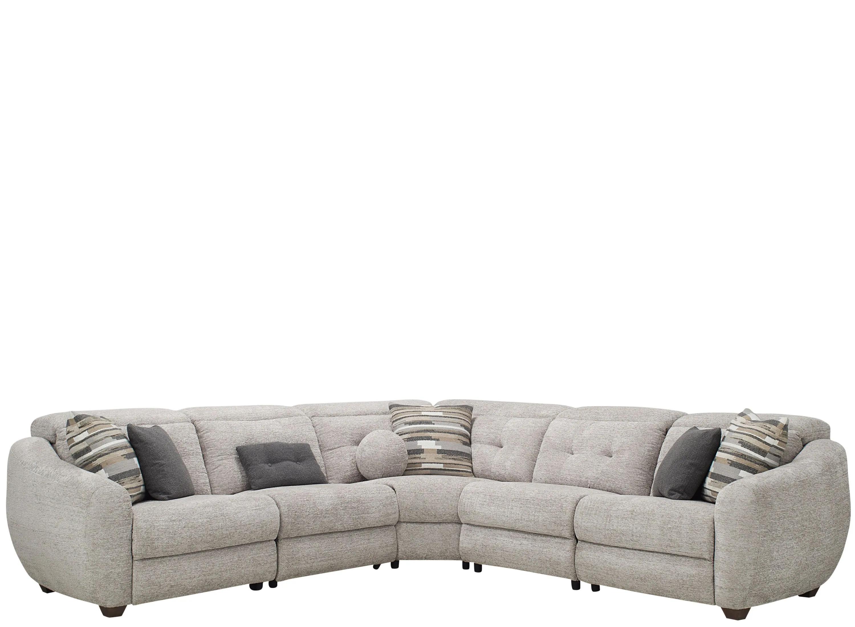 Carson 5-pc. Dual Power Reclining Sectional