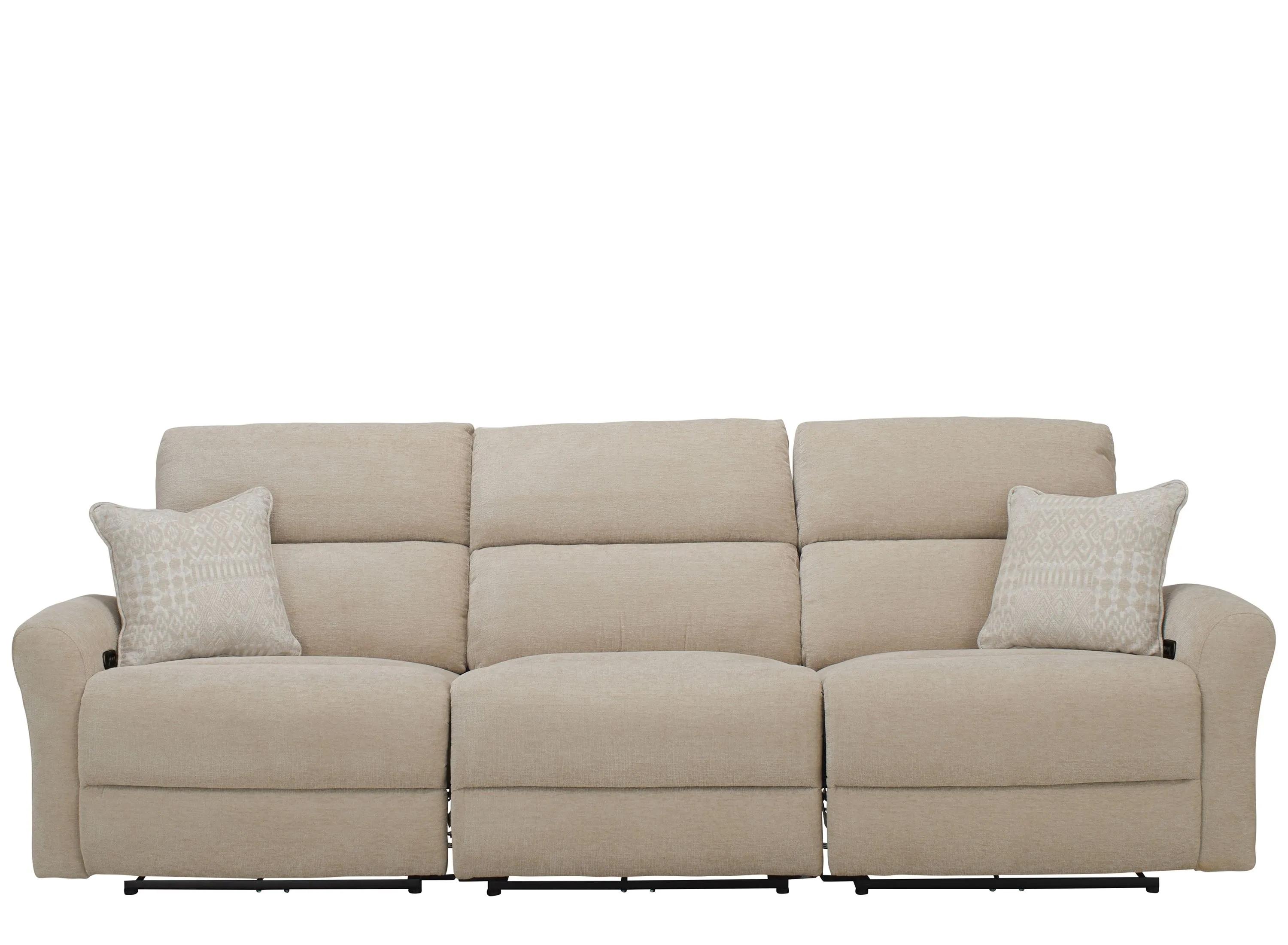 295088883 Fletcher 3-pc. Power Sofa w/ Power Headrests sku 295088883