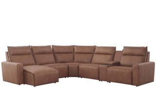 ModularTwo 6-pc. Power Sectional w/ Power Headrest