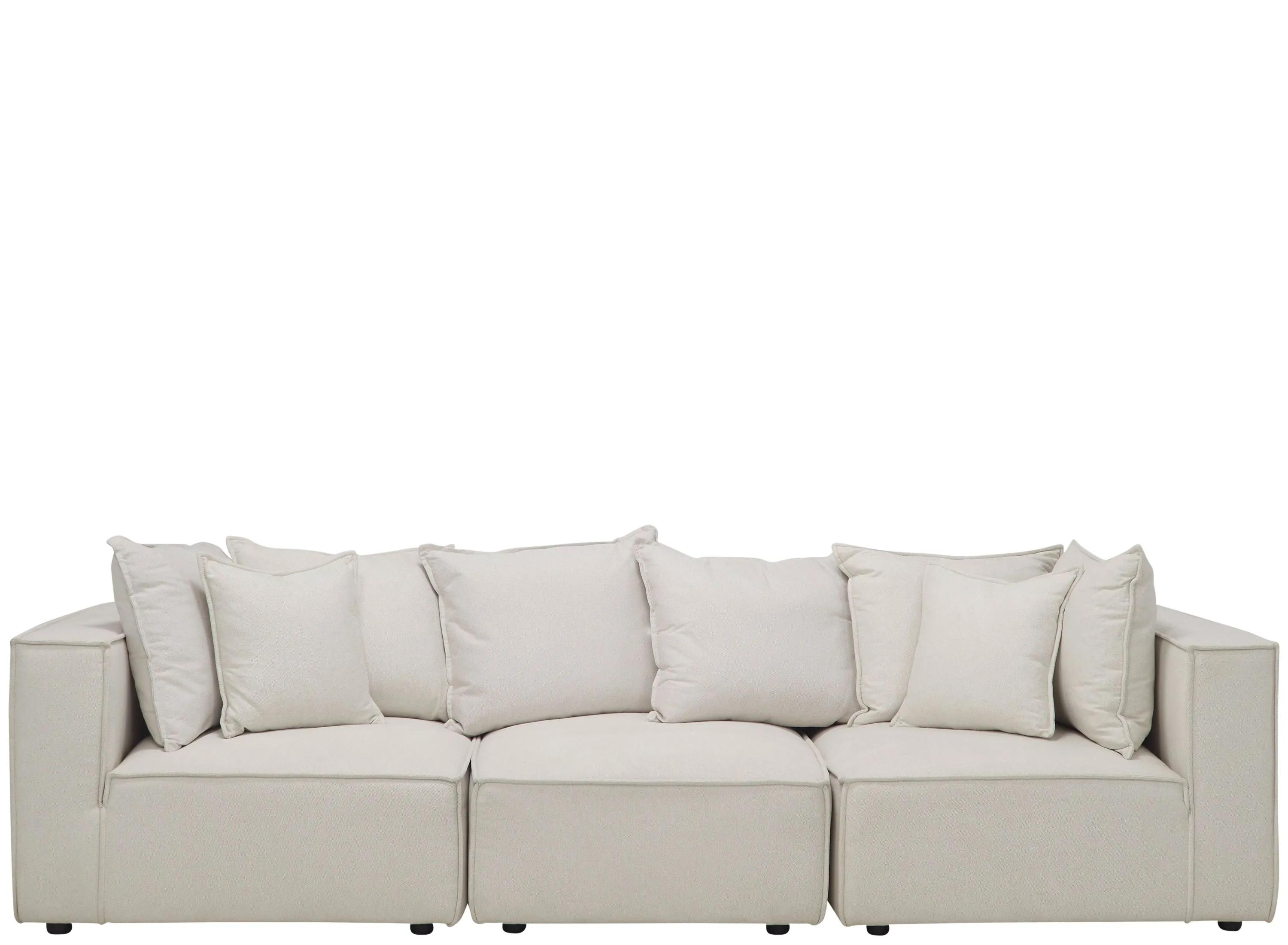 Loris Chenille 3-pc. Pit Sectional