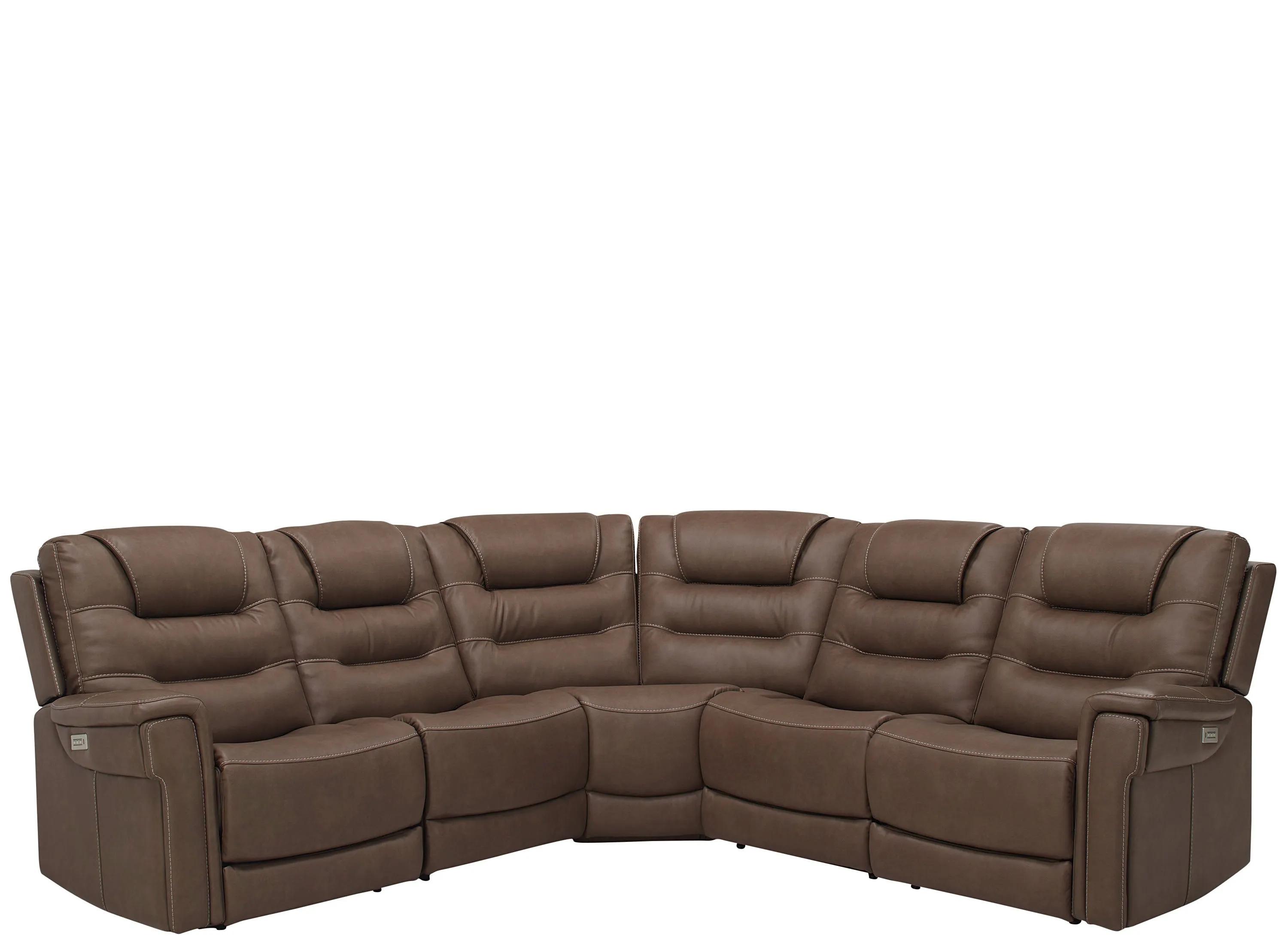Danbury 5-pc. Power Sectional w/ Power Headrest and Lumbar Support