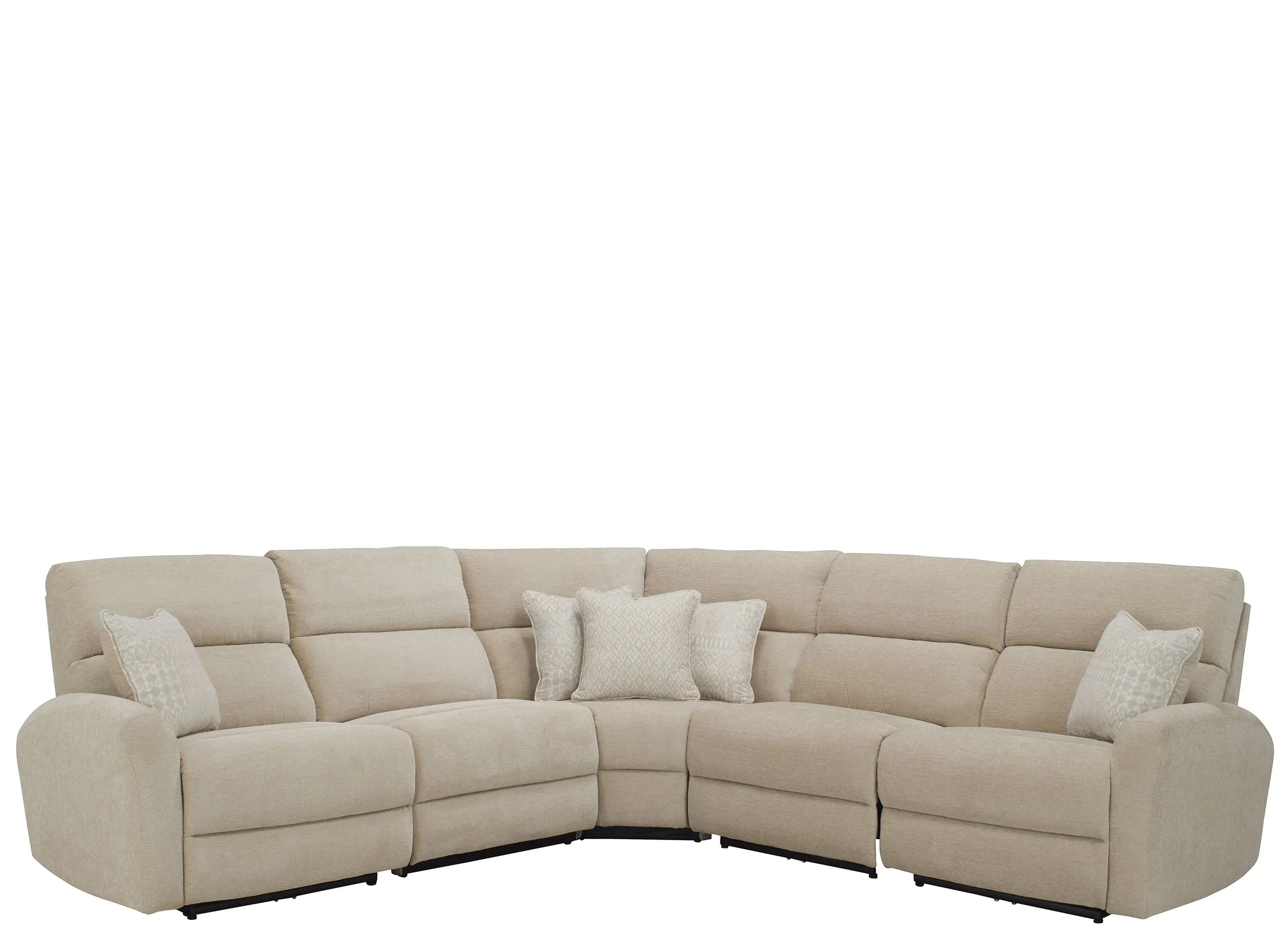 Fletcher 5-pc. Power Sectional w/ Power Headrests