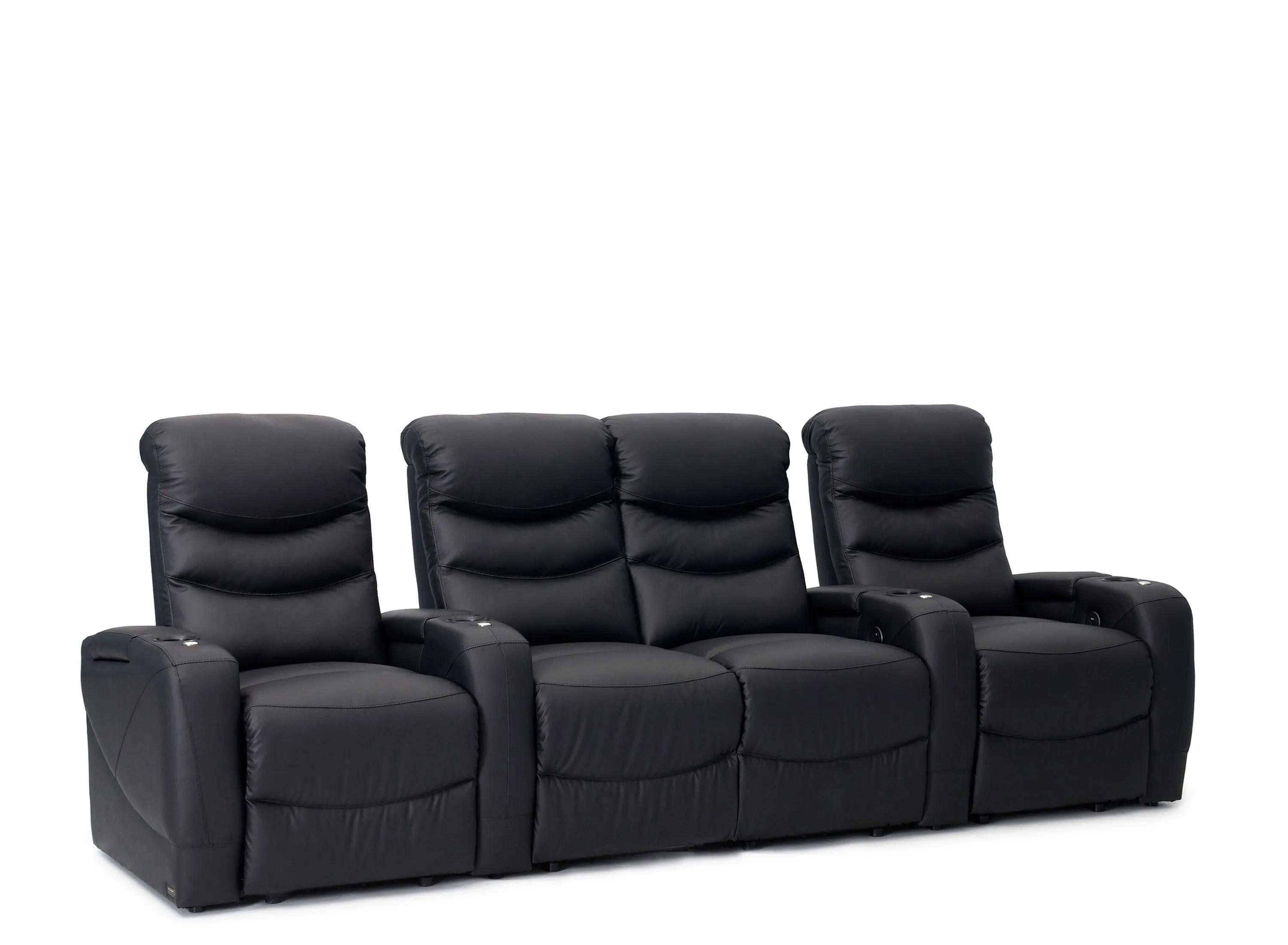 Majestic 4-pc. Leather Power-Reclining Sectional Sofa
