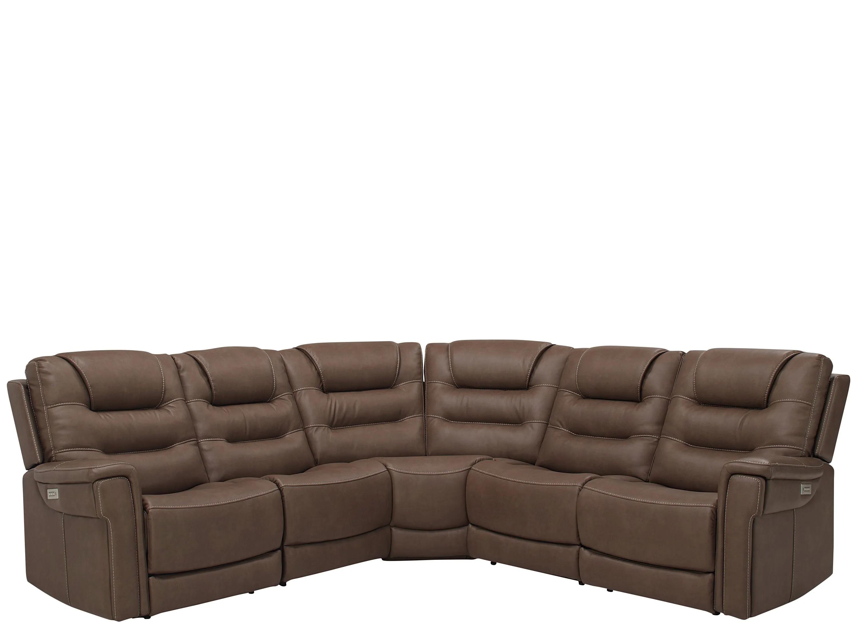 297067956 Danbury 5-pc. Power Sectional w/ Power Headrest an sku 297067956