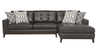 Wheaton Leather 2-pc. Sofa Chaise