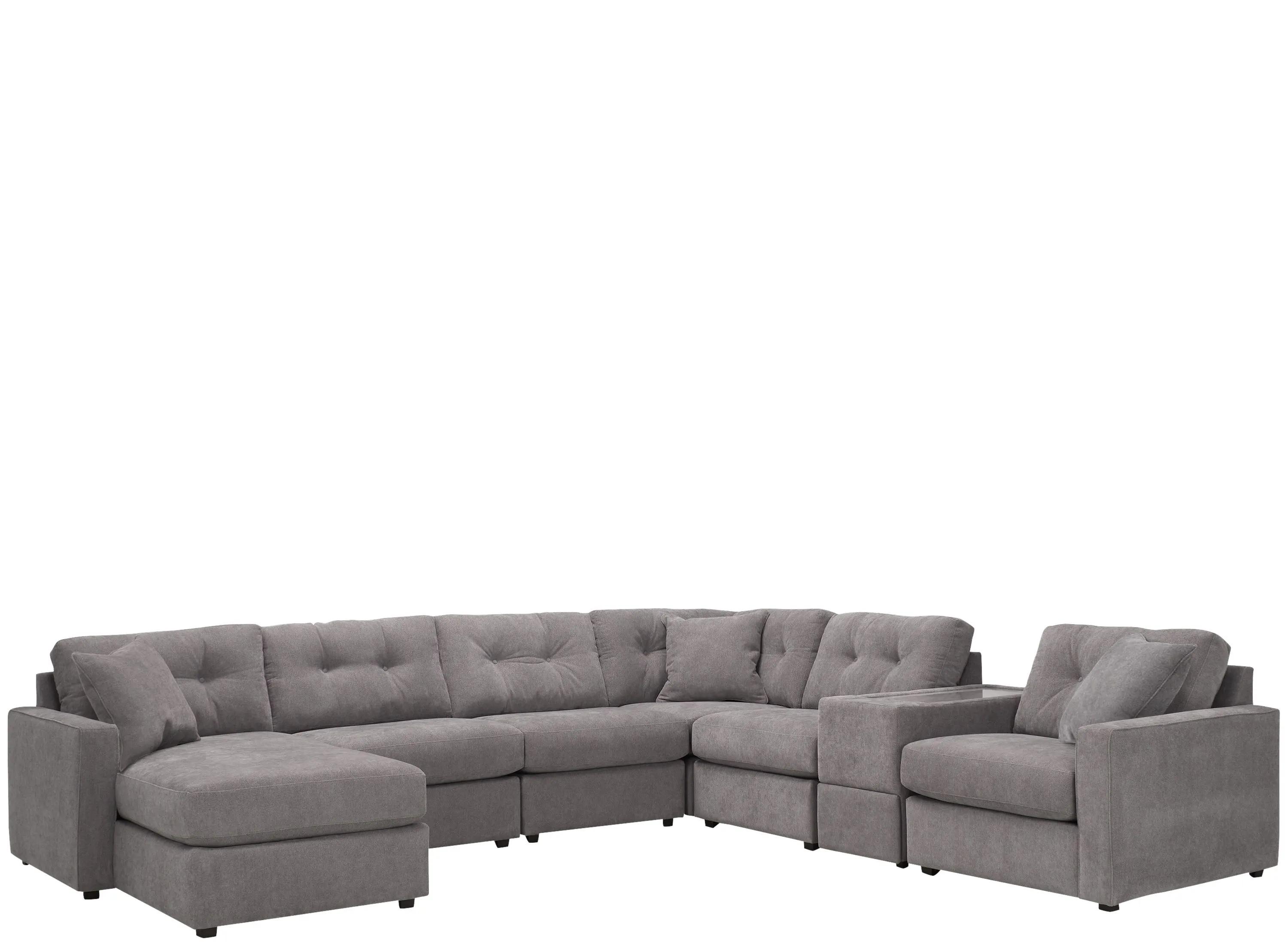 ModularOne 7-pc. Sectional w/One Power Console