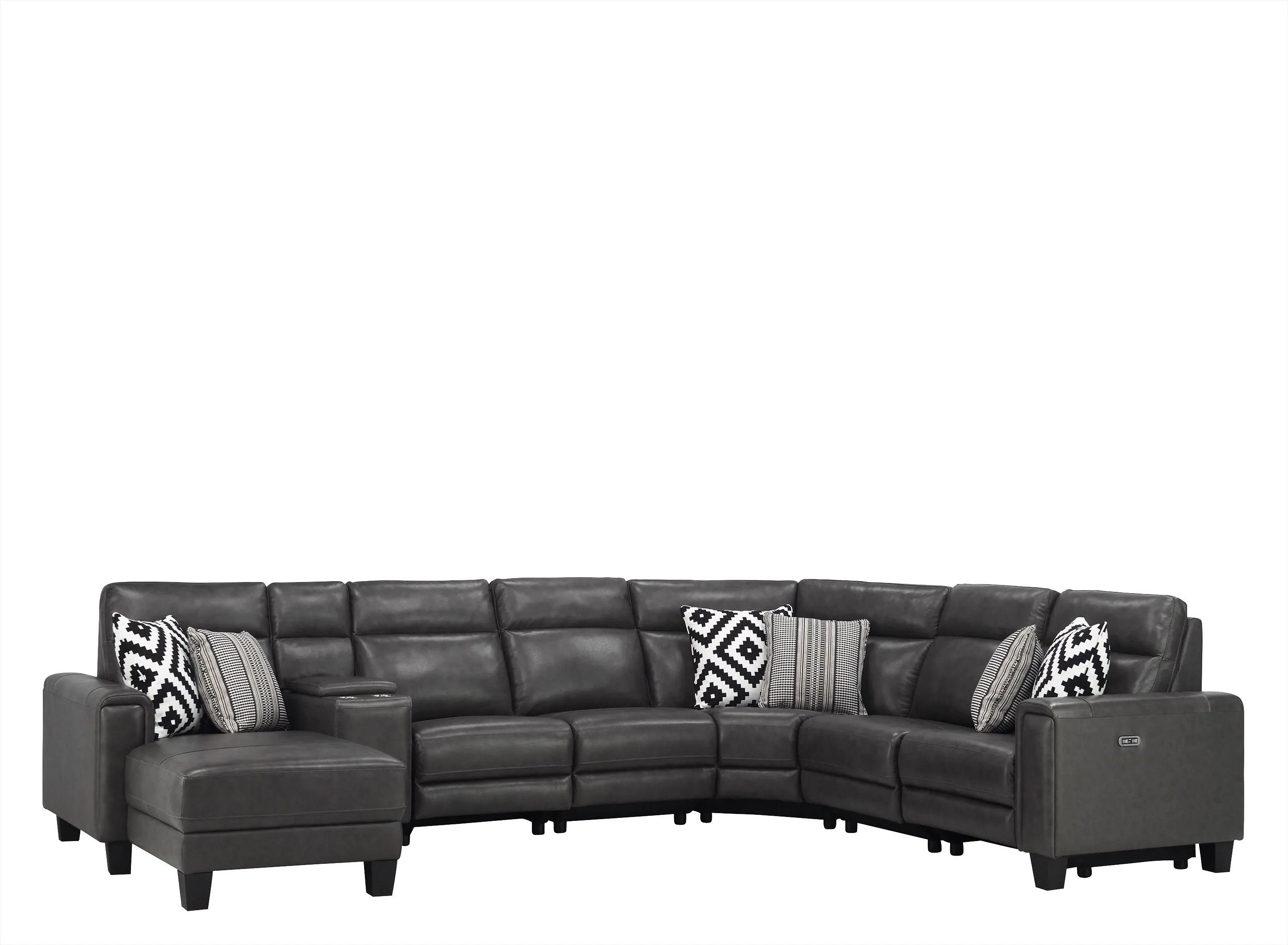 297241374 Ace 7-pc. Power Sectional sku 297241374