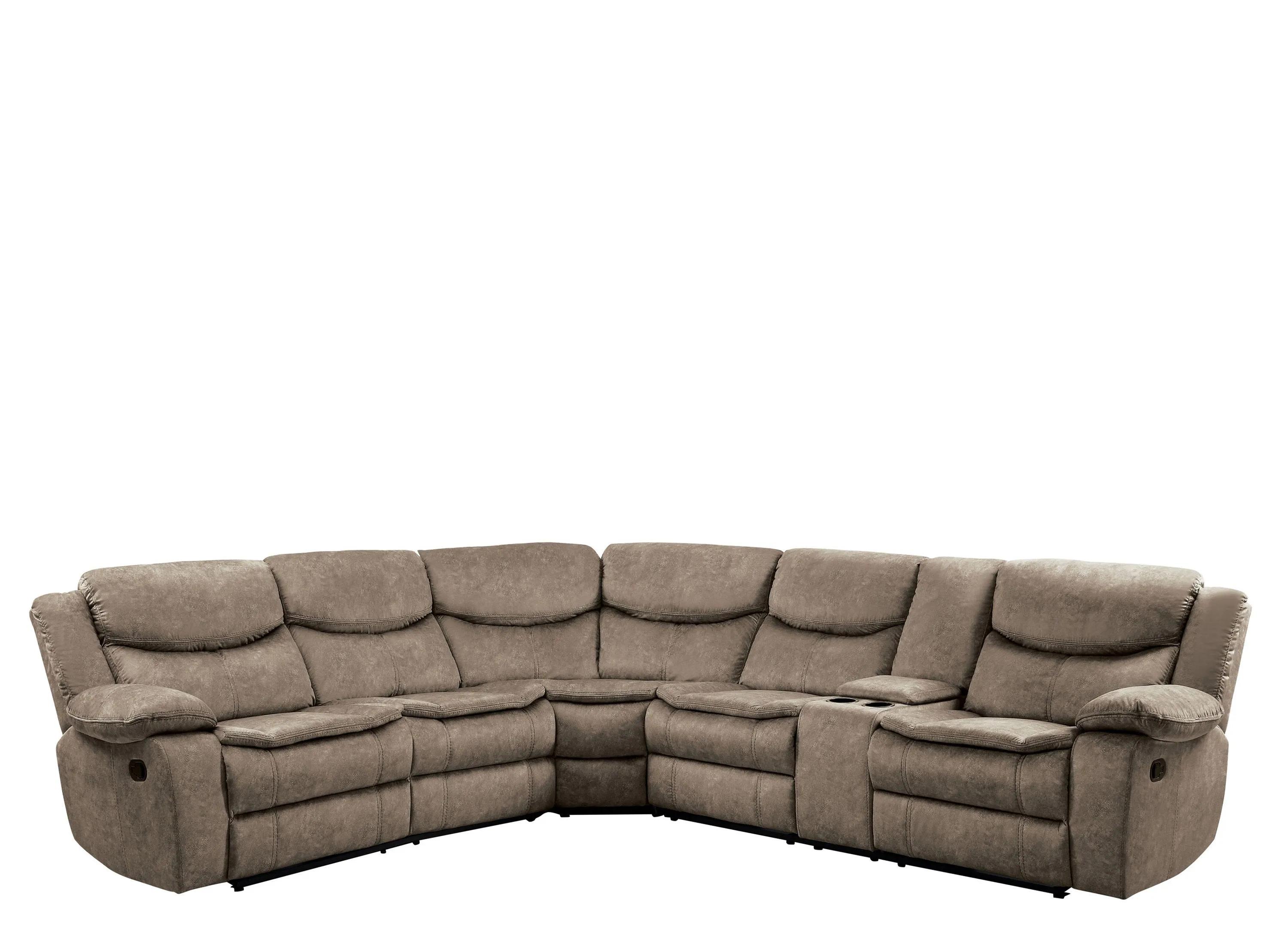 297282306 Arden 3-pc. Sectional Reclining Sofa sku 297282306