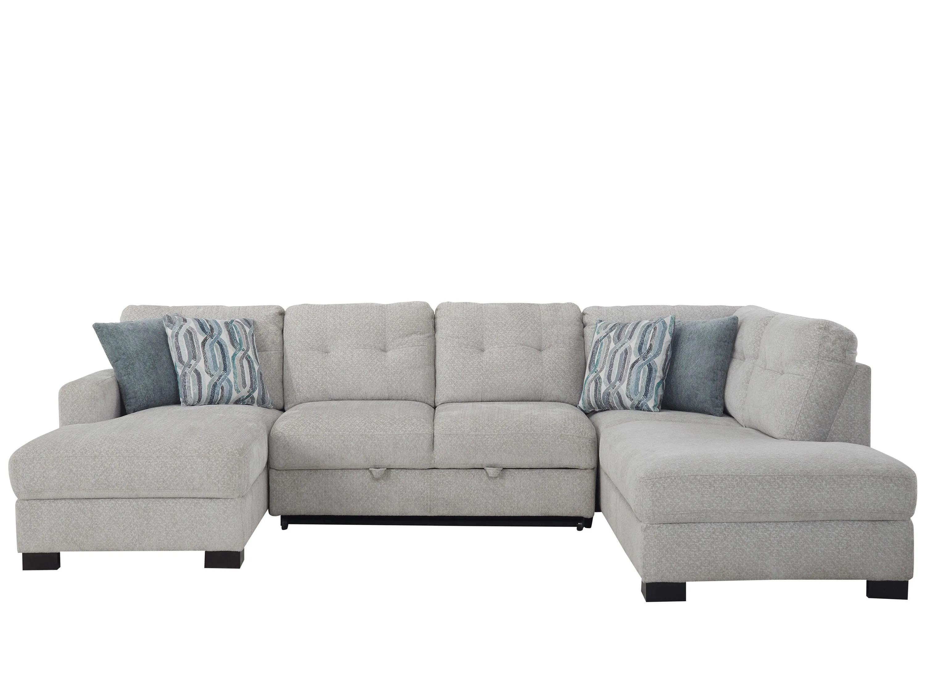 Pierce 3-pc. Sectional w/ Pop Up Sleeper