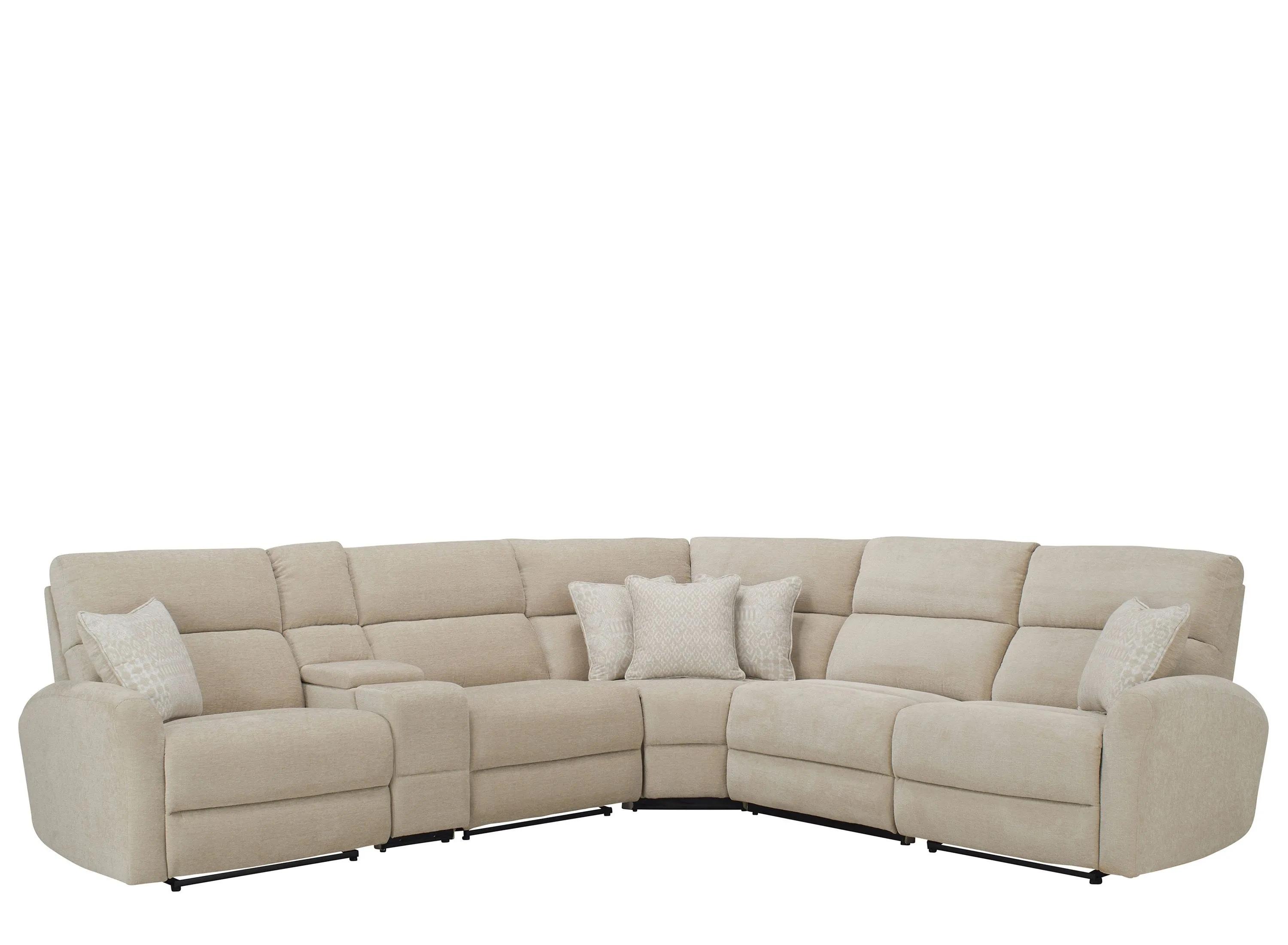 Fletcher 6-pc. Power Sectional w/ Power Headrests