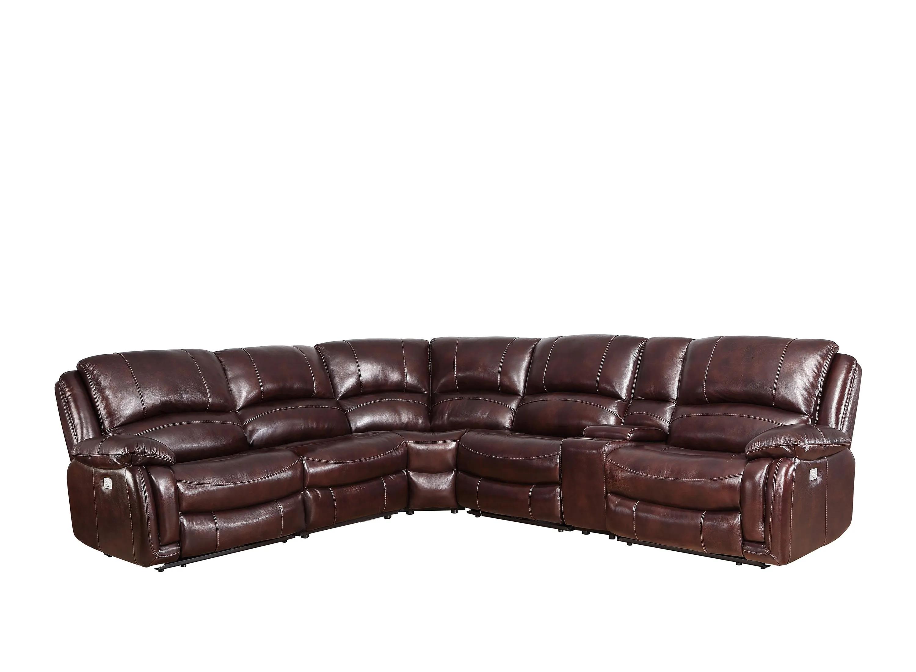 Denver Power 6-pc. Reclining Sectional Sofa