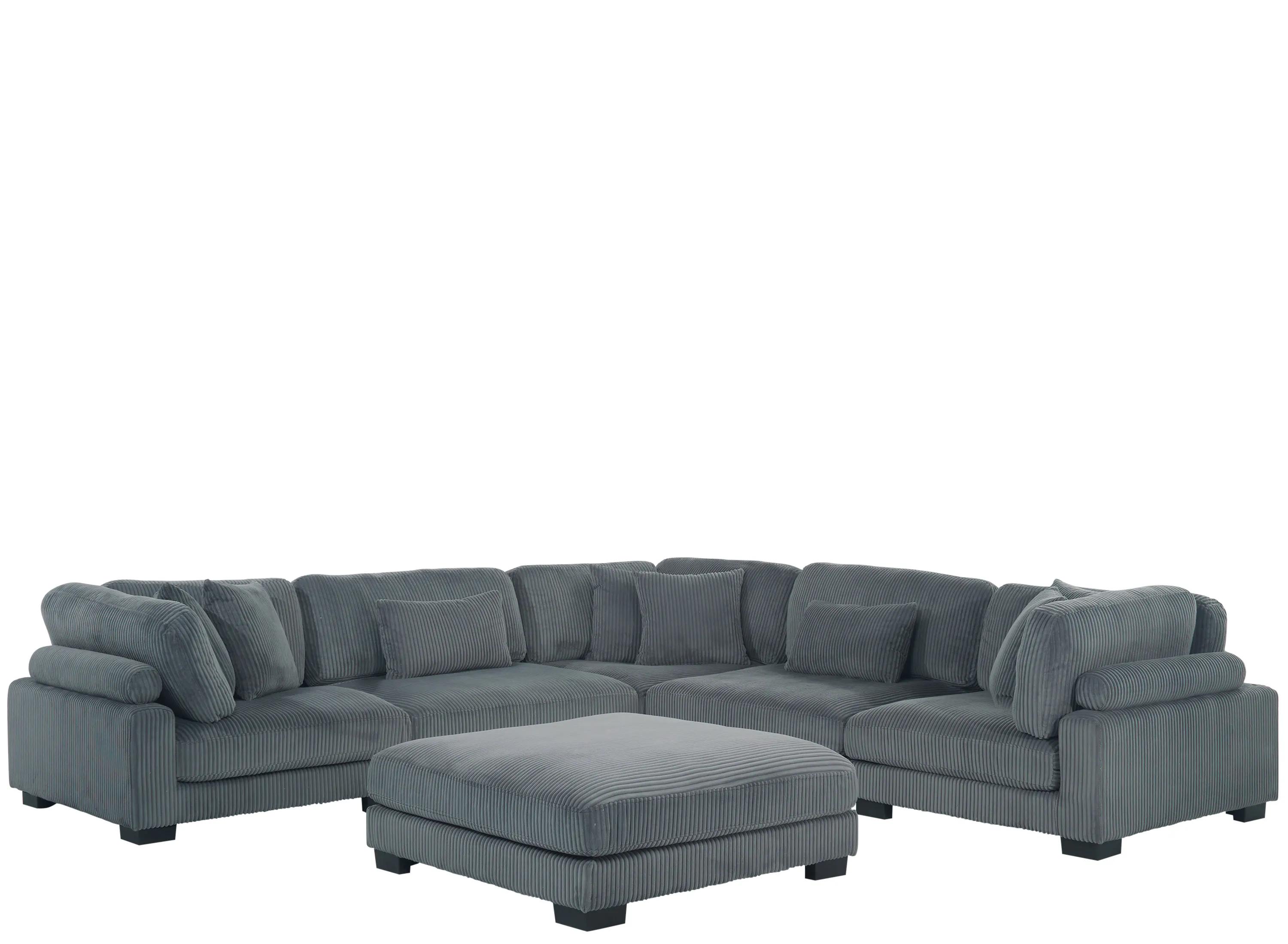 Maverick 5-pc. Sectional w/ Cocktail Ottoman
