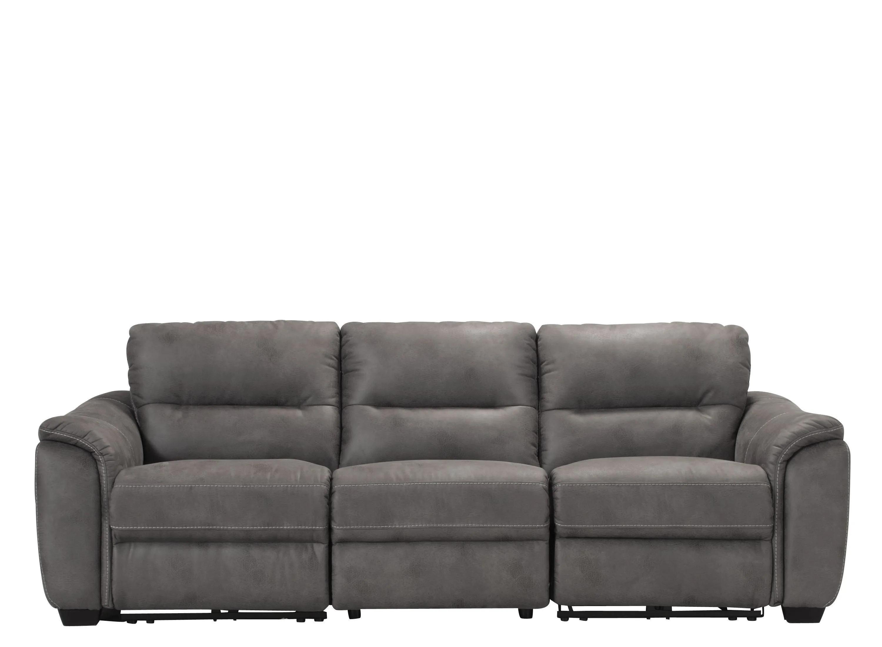 Rockland Microfiber 3-pc. Power Sofa
