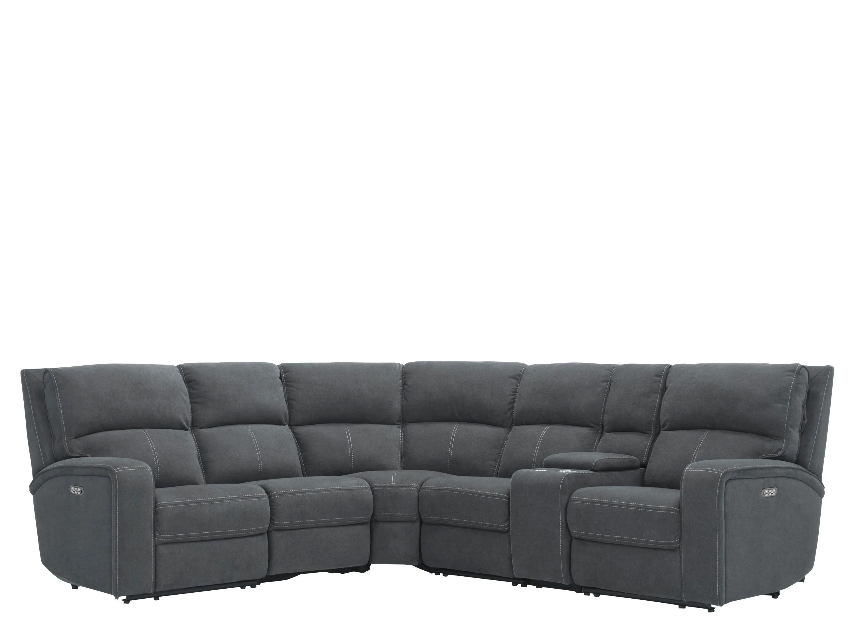 Ian 6-pc. Power Sectional w/ Power Headrest & Lumbar