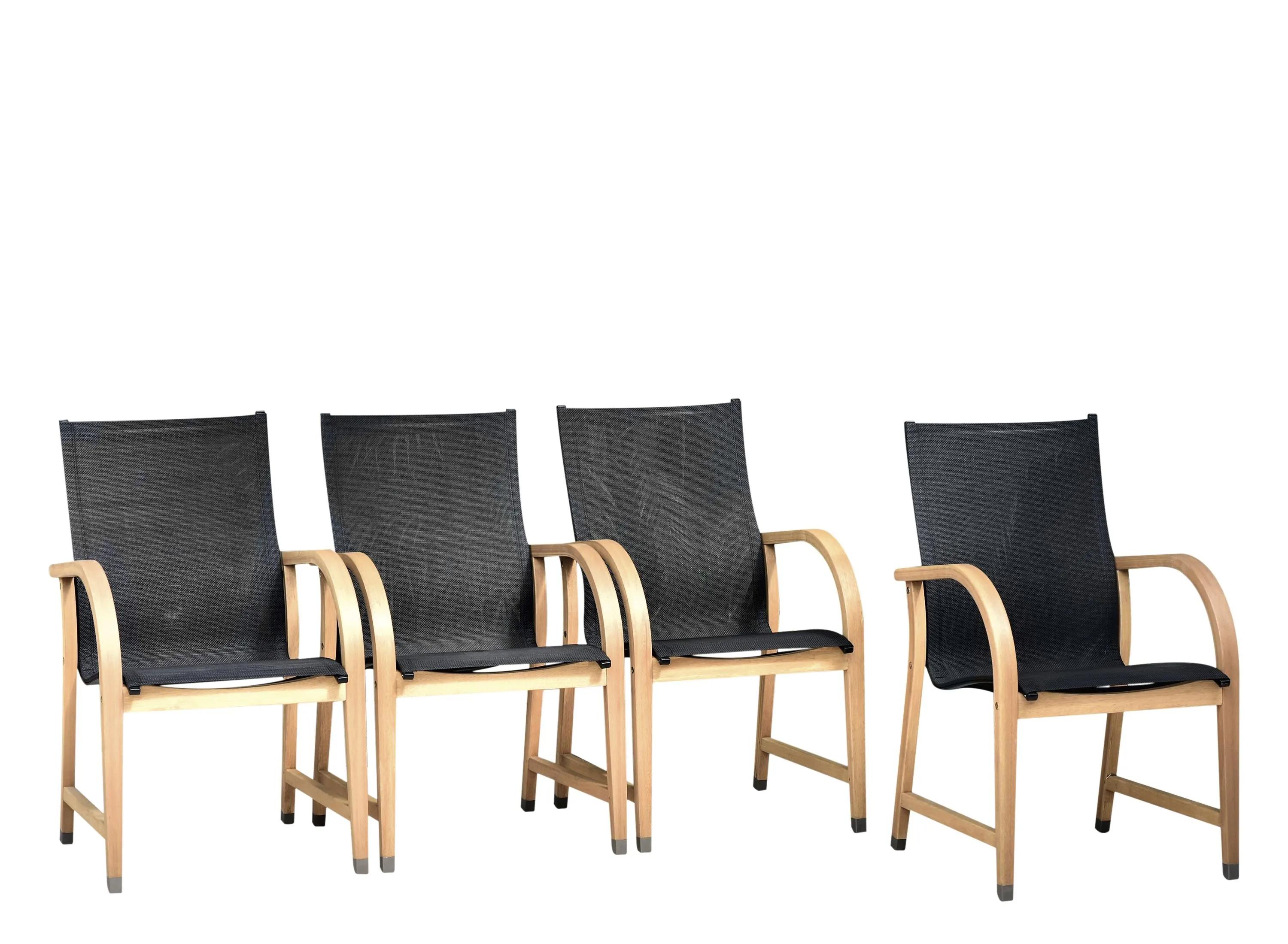 Lifestyle Garden Outdoor Armchairs: Set of 4