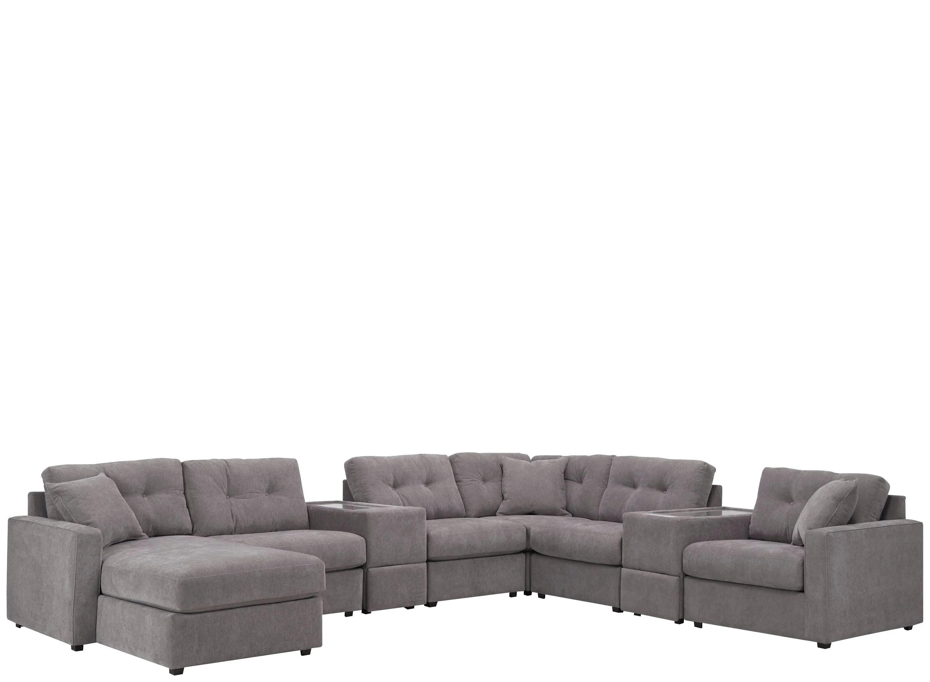 ModularOne 8-pc. Sectional w/One Power Console