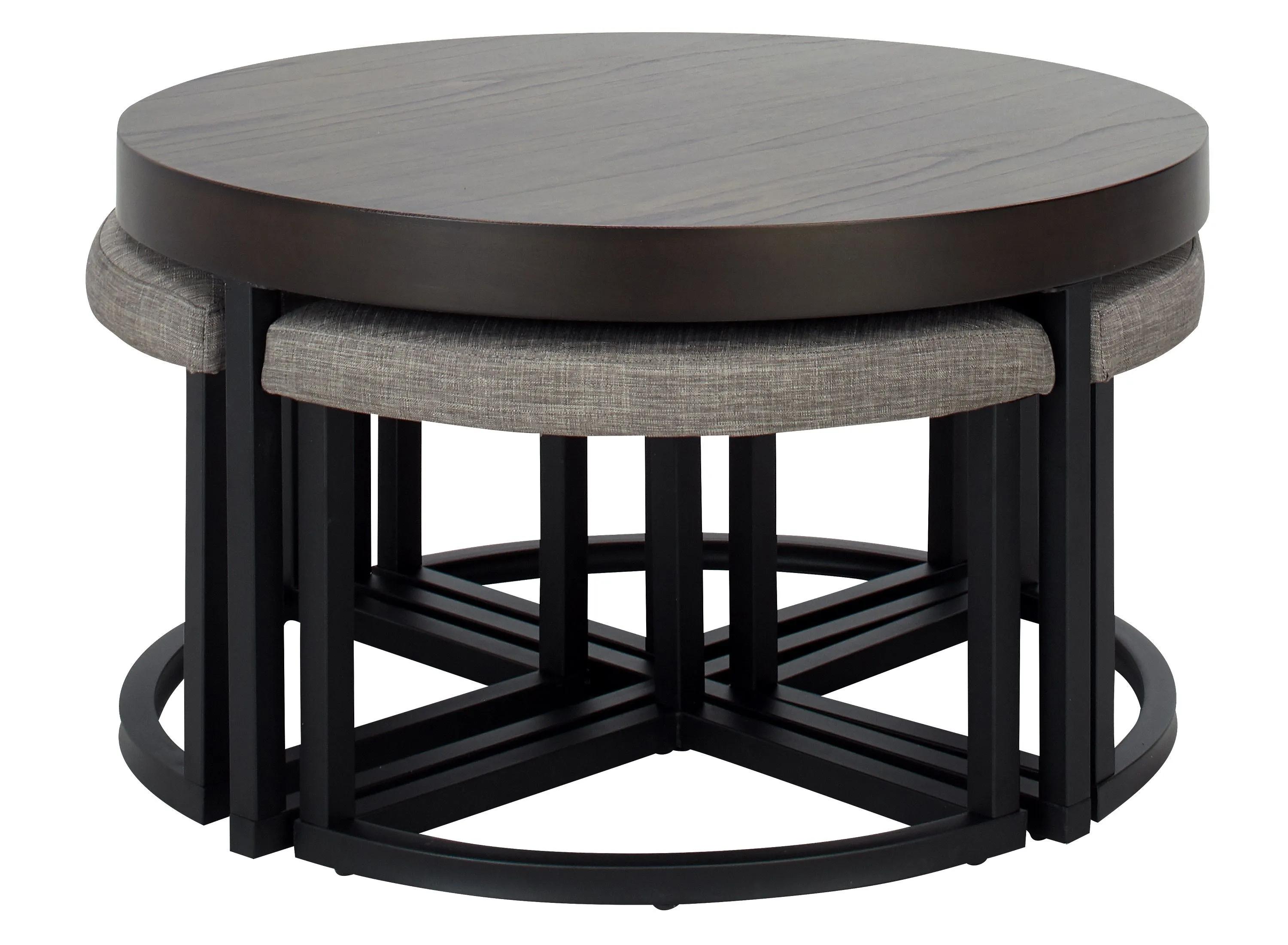 Coda Cocktail Table with Stools