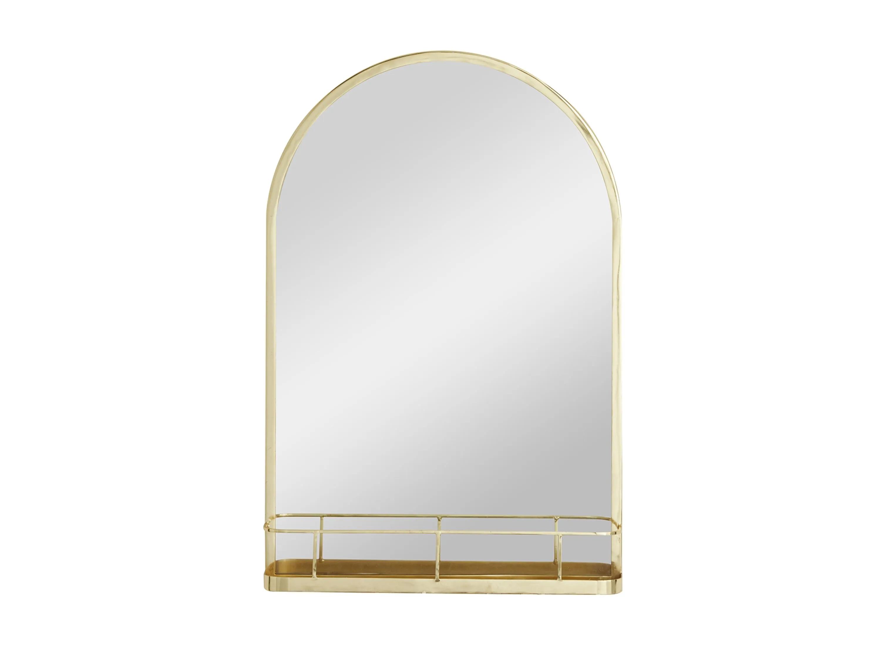 300115370 Ivy Collection Gold Metal Wall Mirror sku 300115370