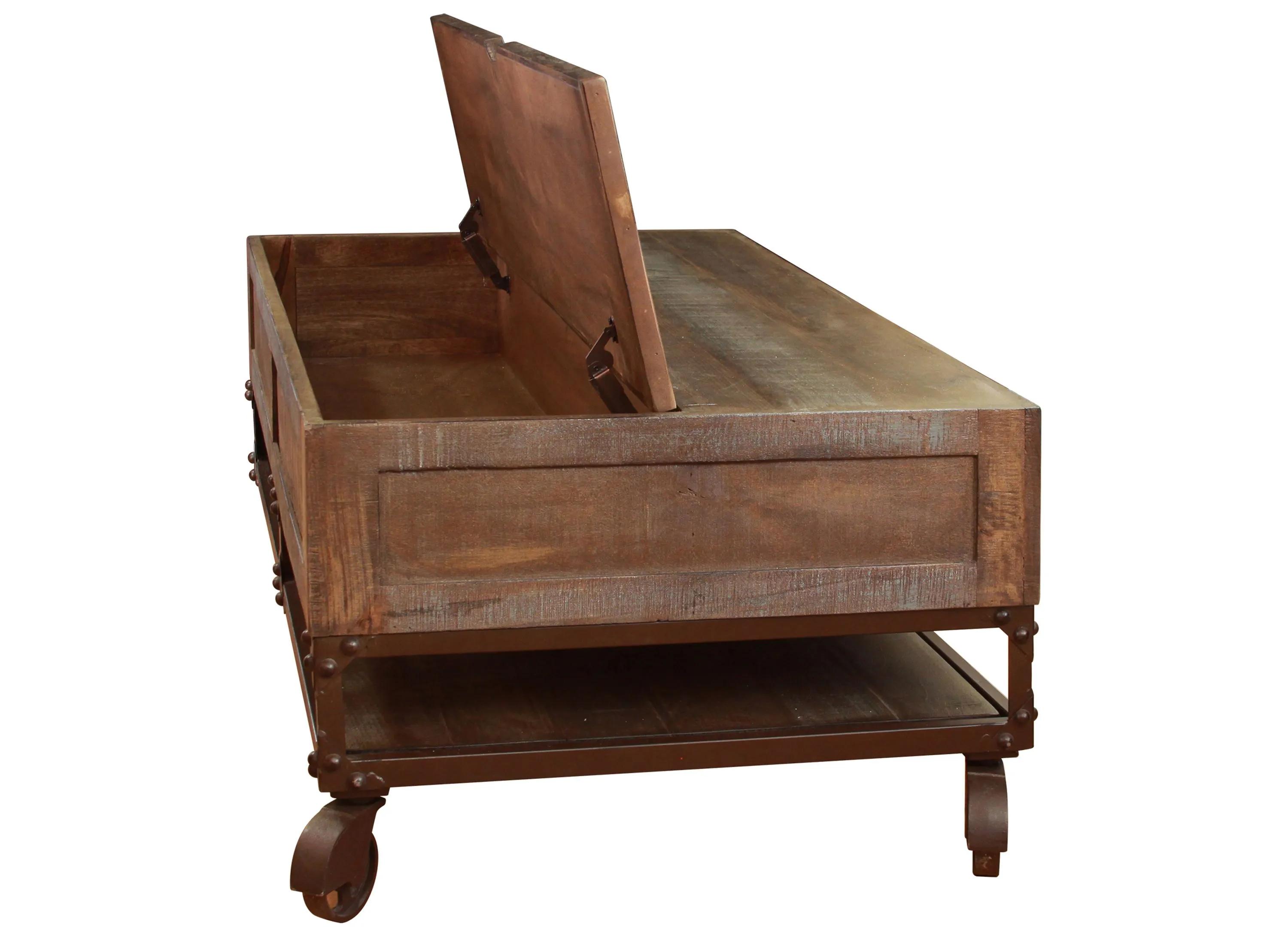 Urban Rectangular Gold Coffee Table