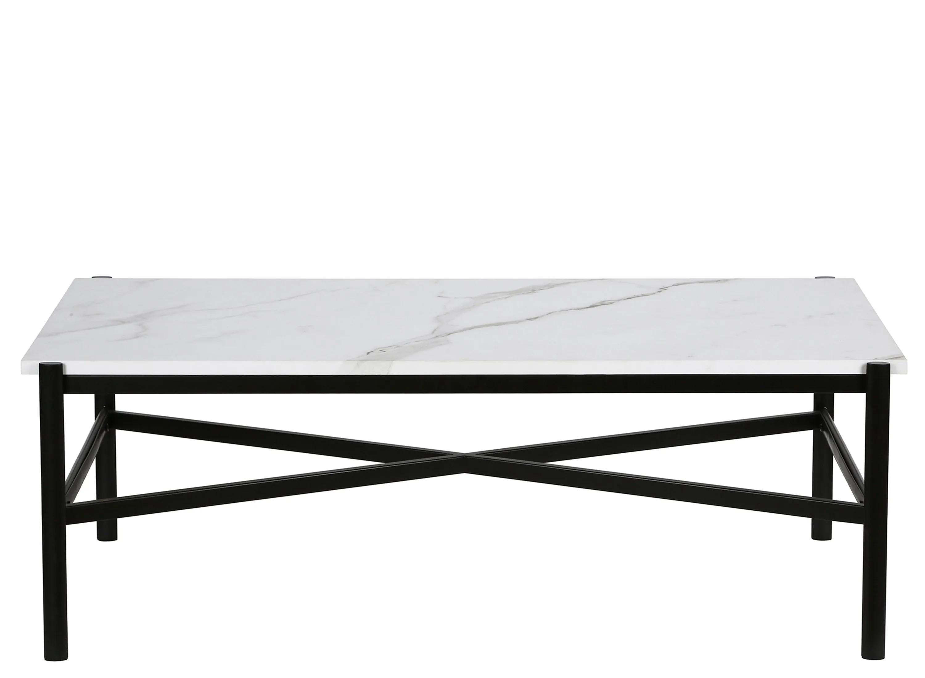Braxton Coffee Table with Faux Marble Top