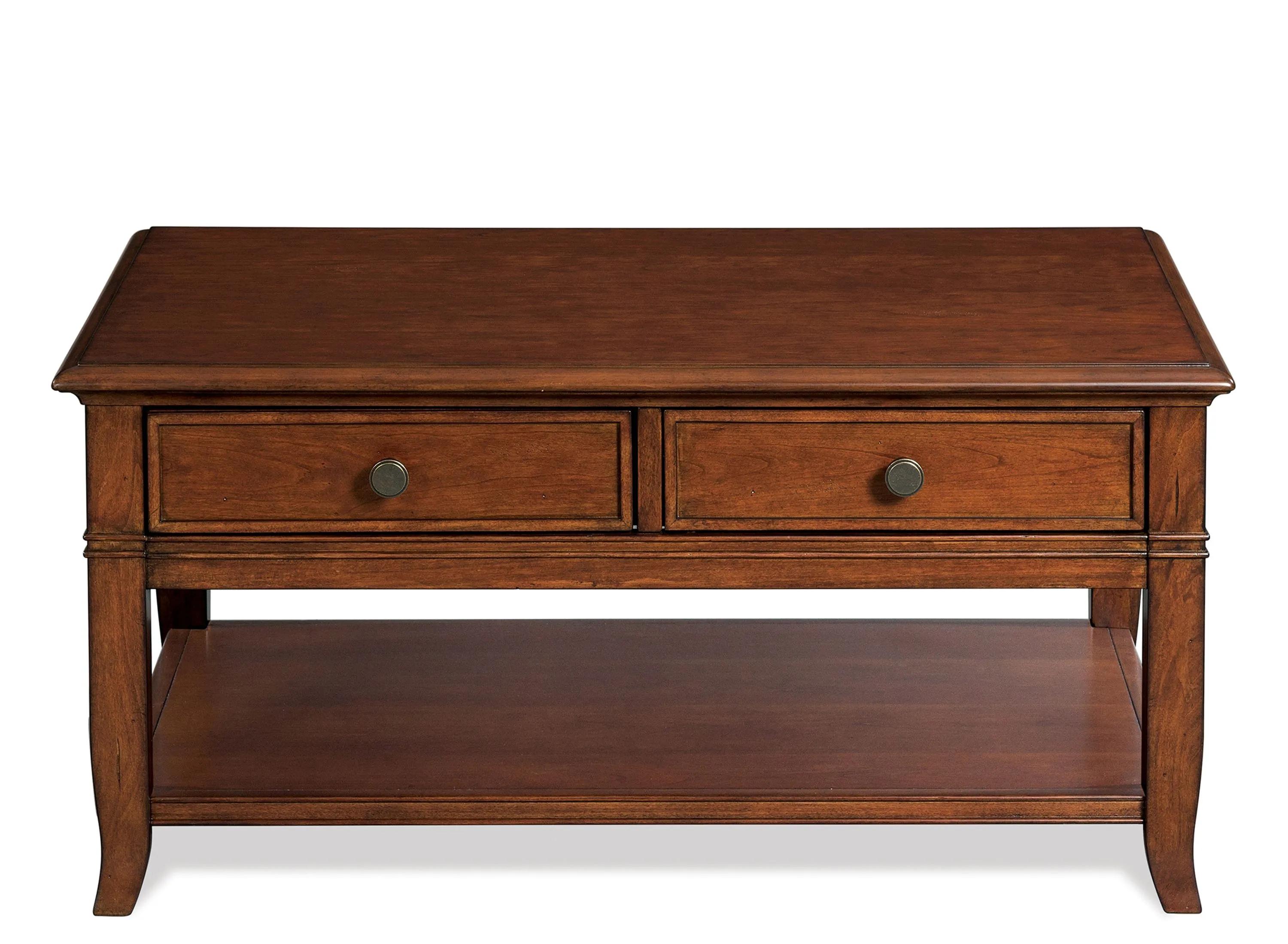 Mackie Rectangular Coffee Table w/ Casters