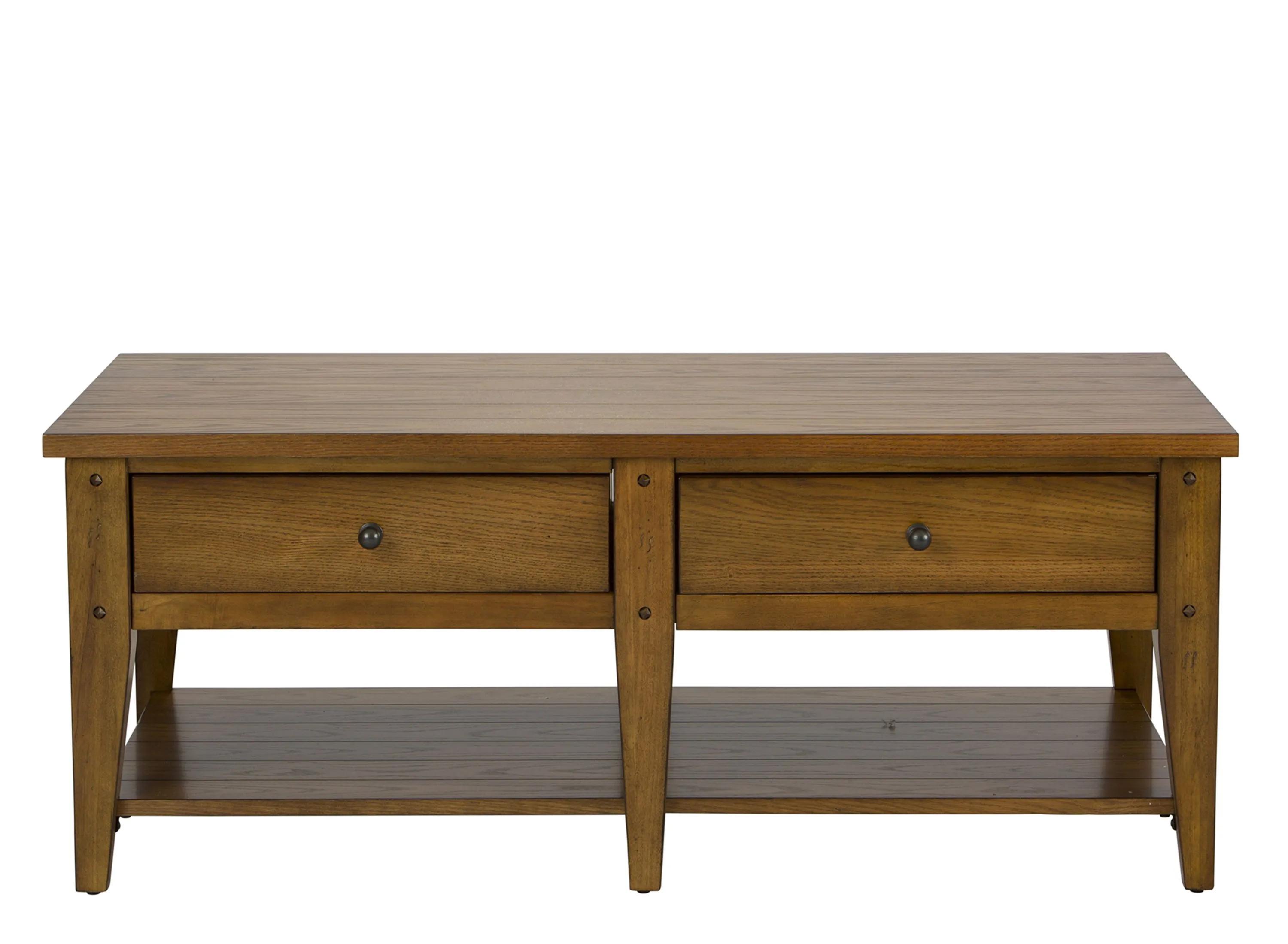Lakeside Retreat Oak 48" Cocktail Table