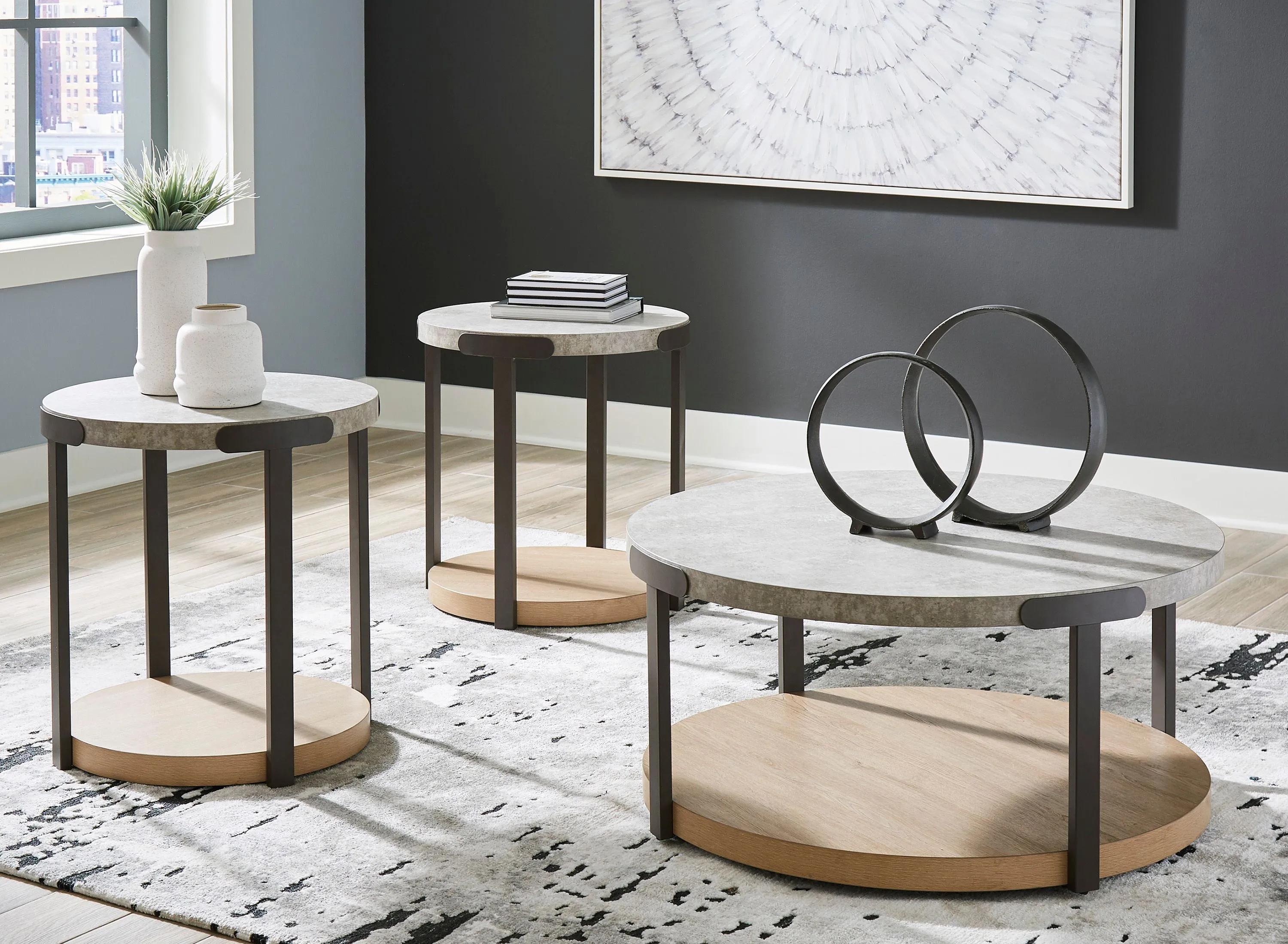 Darthurst 3-pc. Occasional Tables W/ Casters
