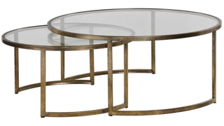 Rhea Round Nesting Coffee Table