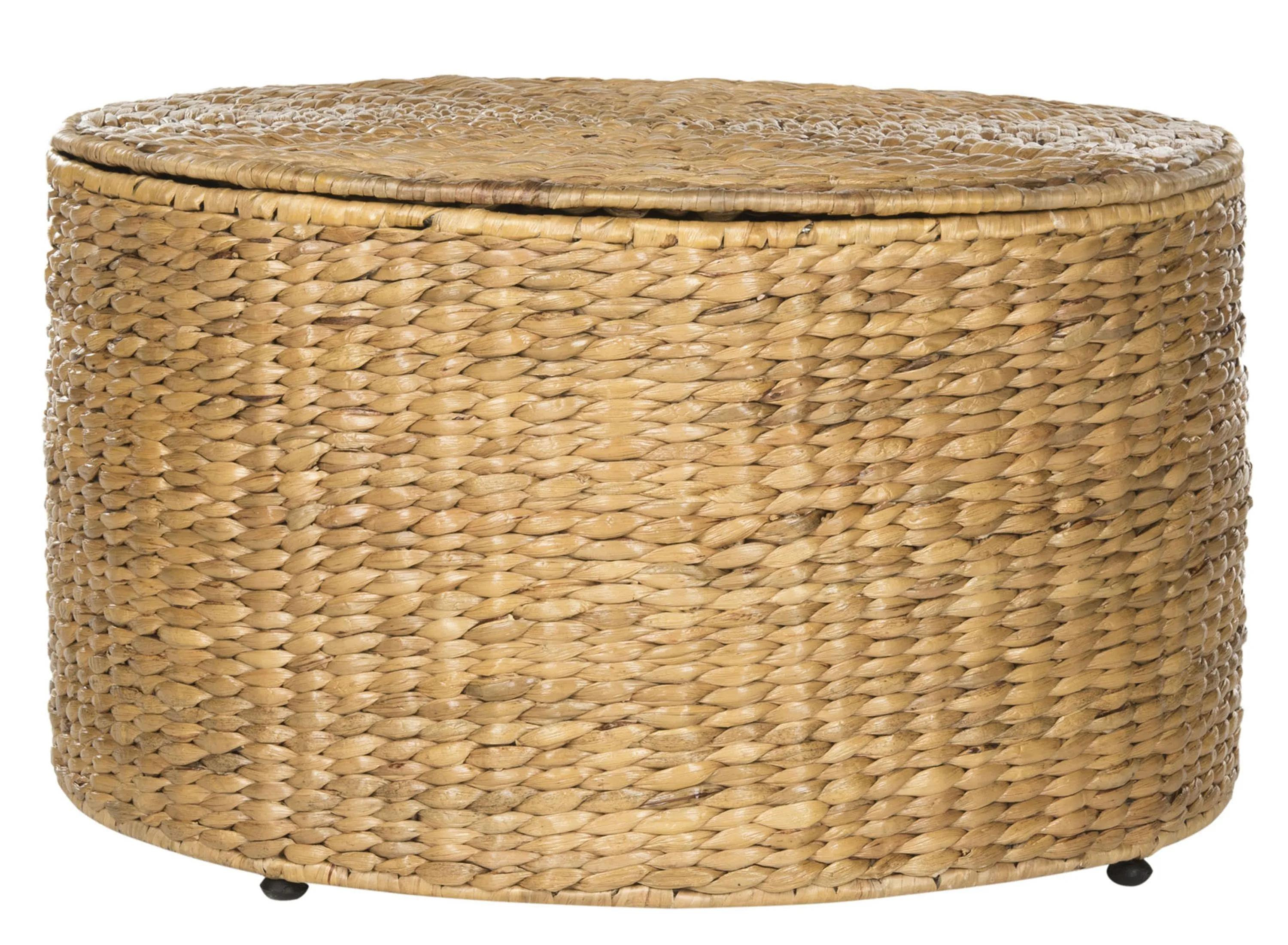 Safavieh Jesse Rattan Coffee Table, One Size, White