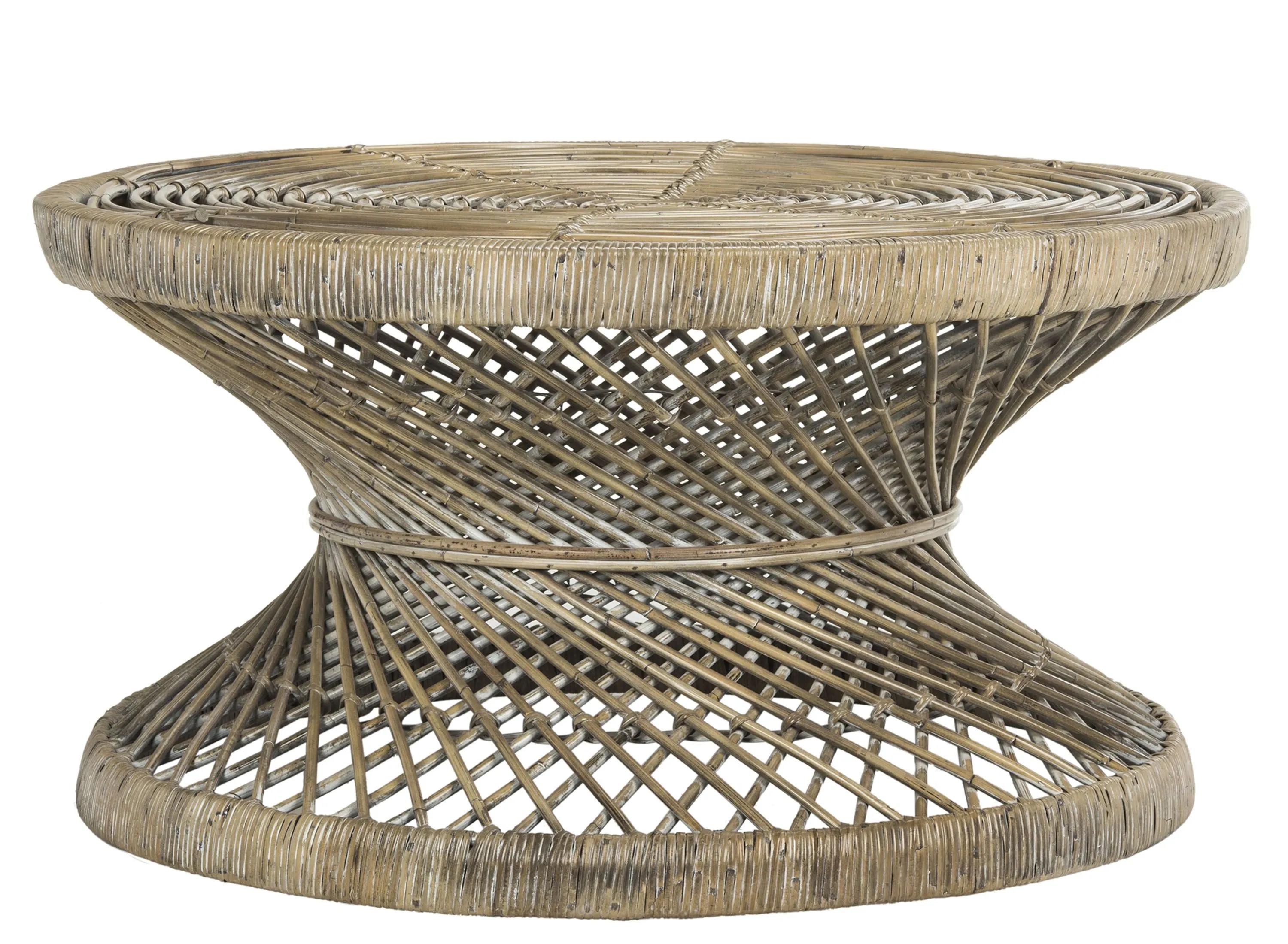 Sacramento Large Bowed Coffee Table