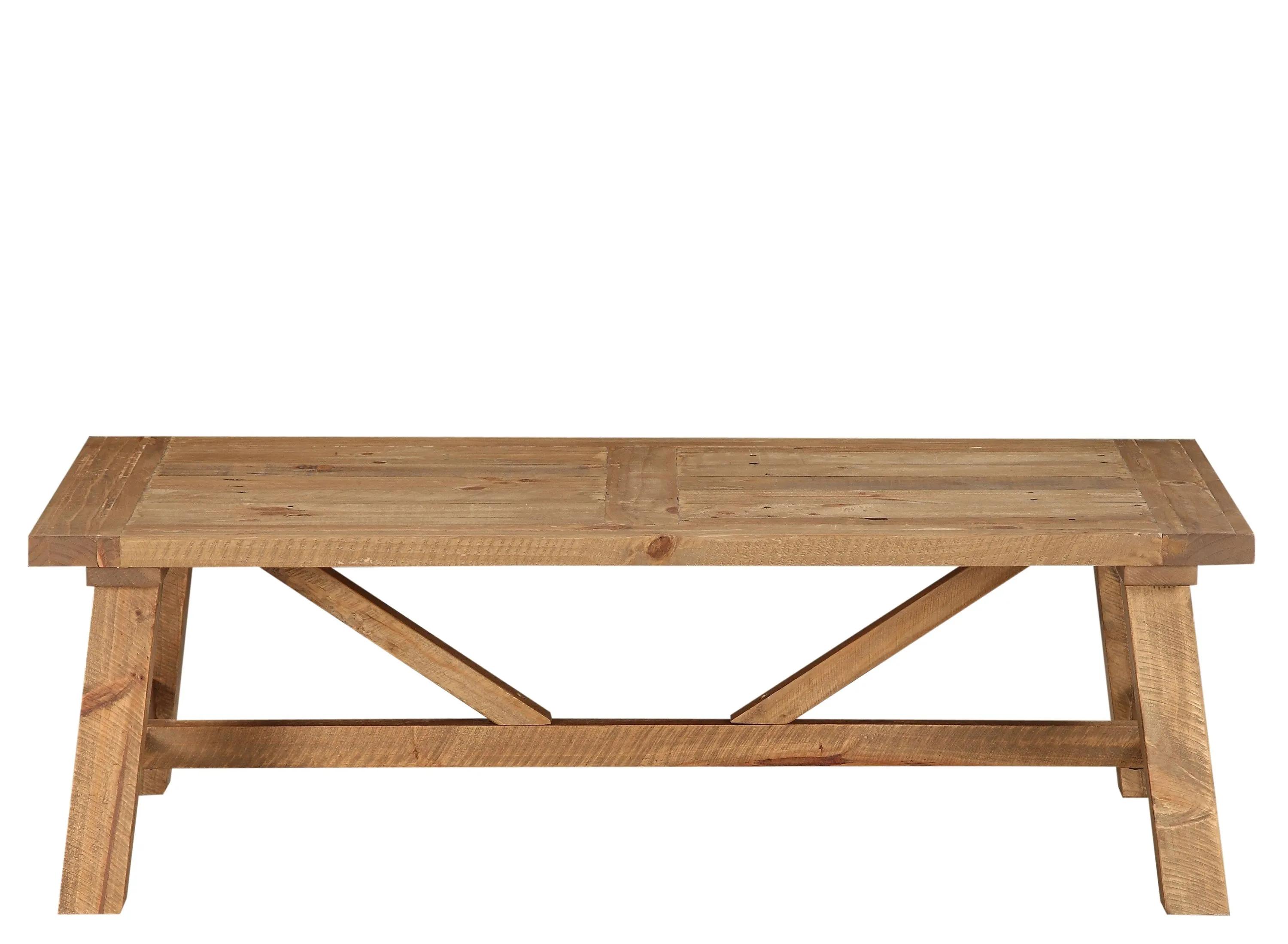 Harby Reclaimed Wood Rectangular Coffee Table