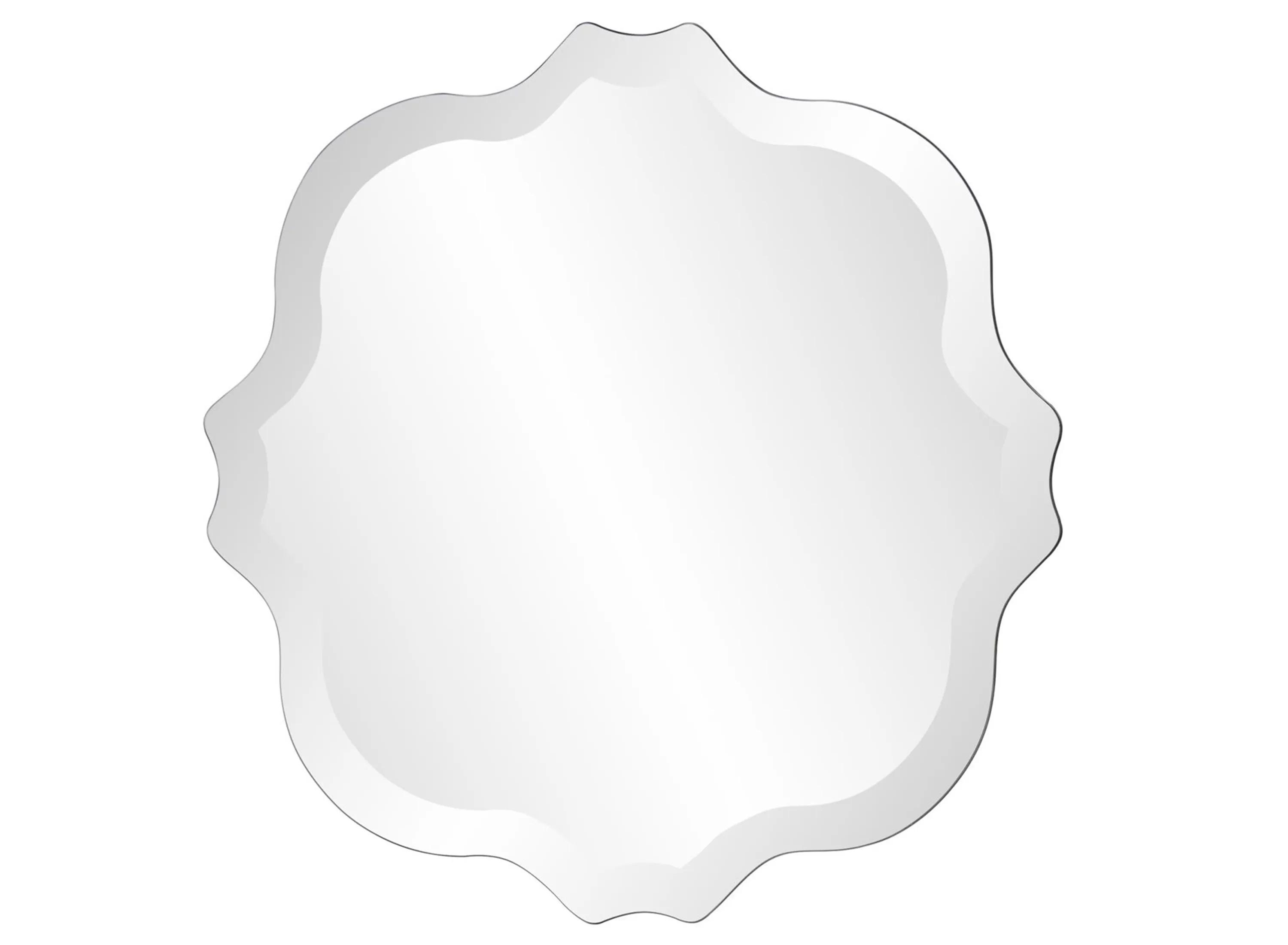 Scallop Frameless Mirror