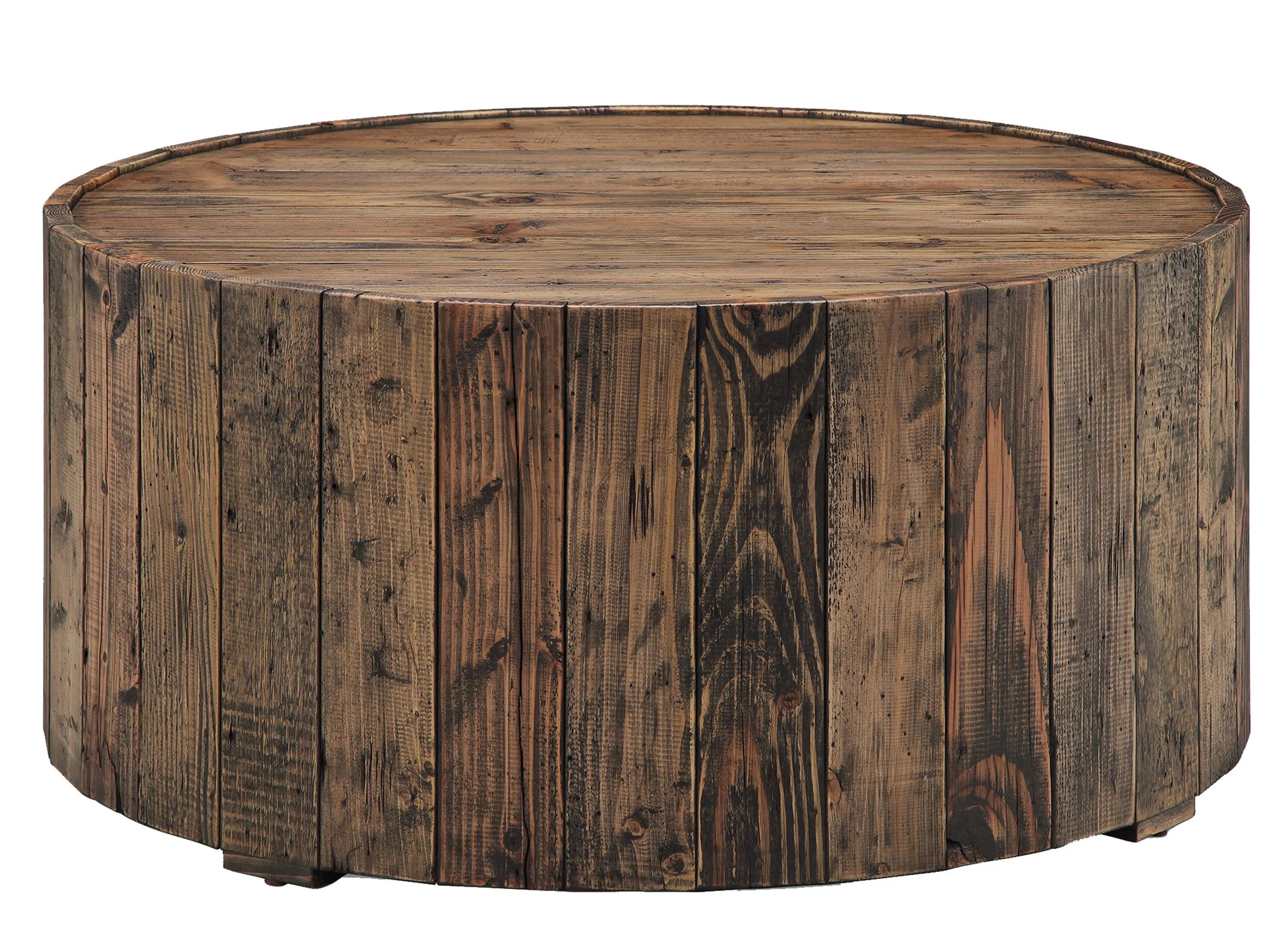 Tanaina Round Cocktail Table w/ Casters