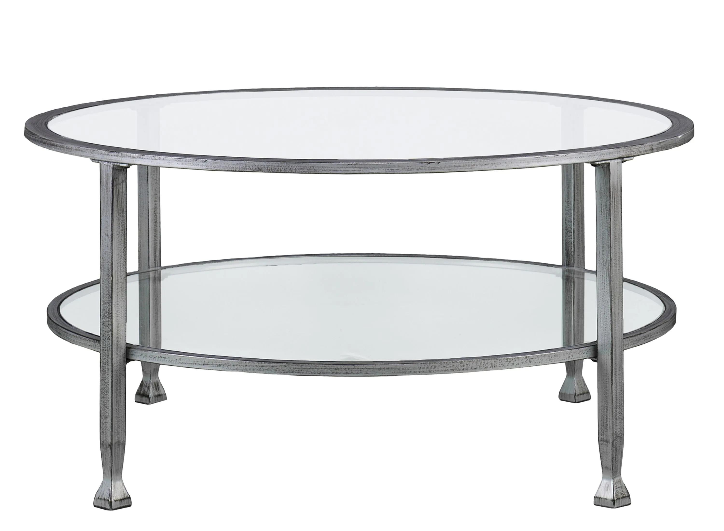 300377510 Bexley Metal/Glass Round Cocktail Table sku 300377510