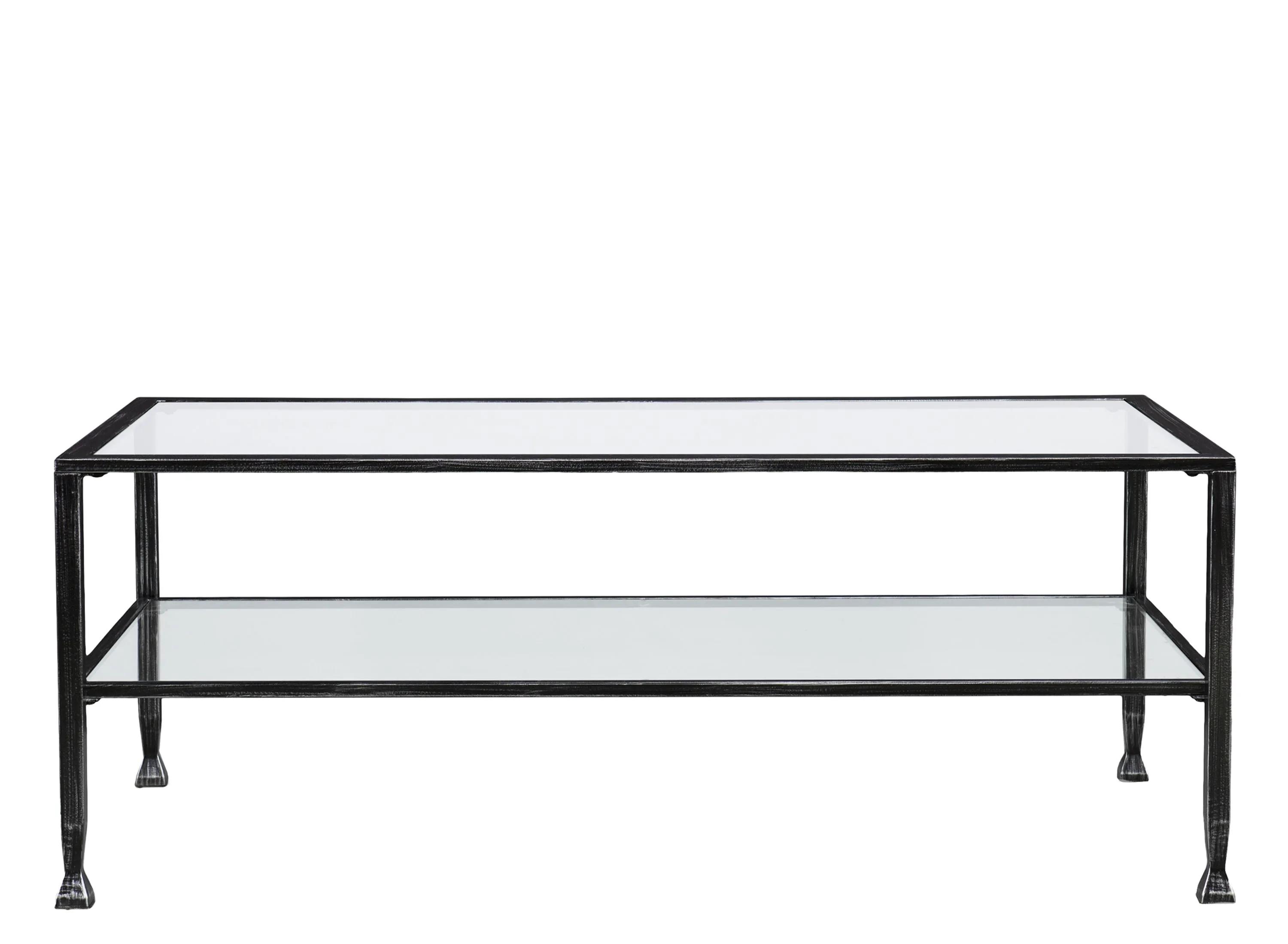 Bexley Metal/Glass Rectangular Cocktail Table