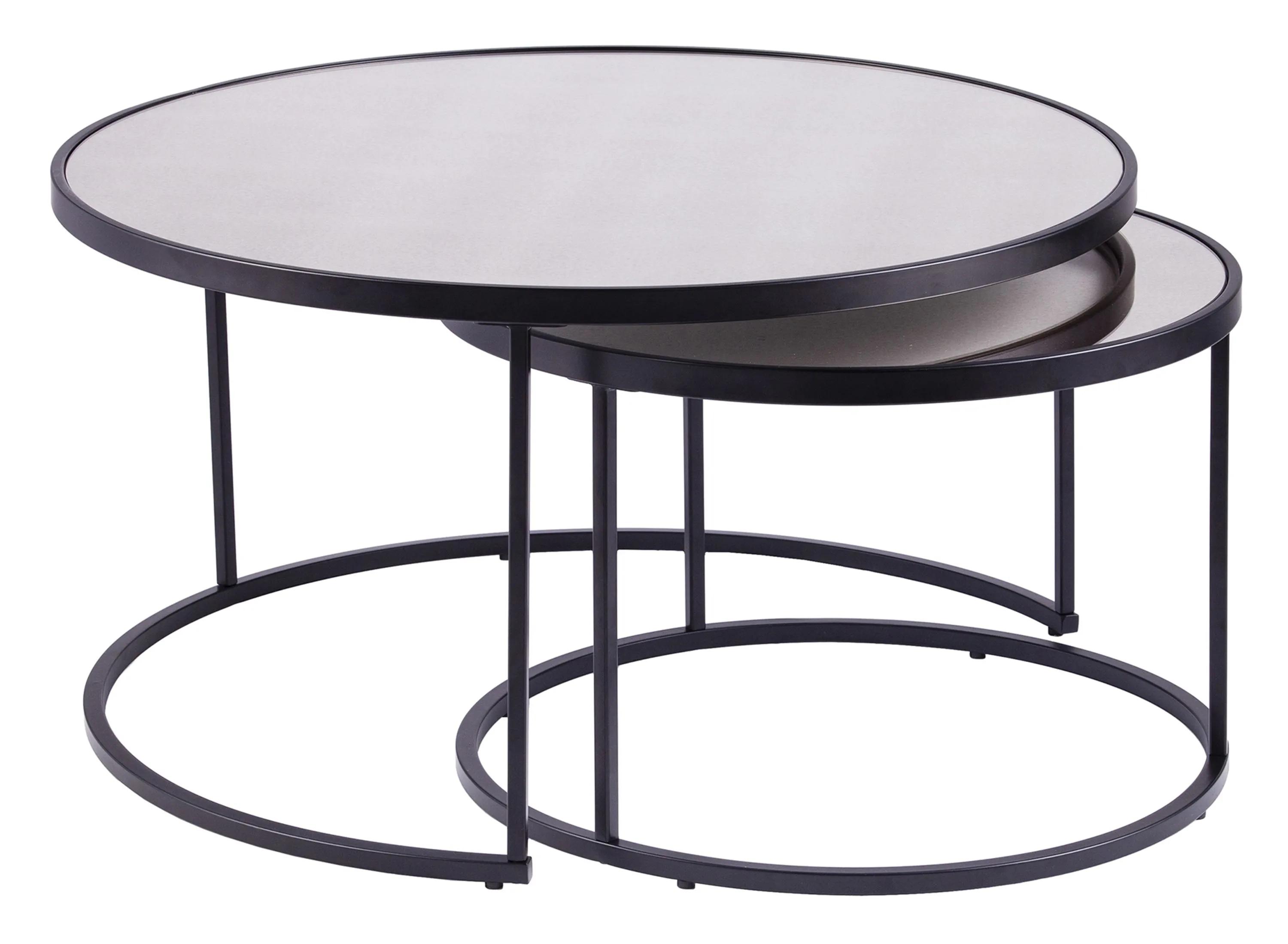 300396860 Vannes 2-pc. Round Nesting Cocktail Table Set sku 300396860