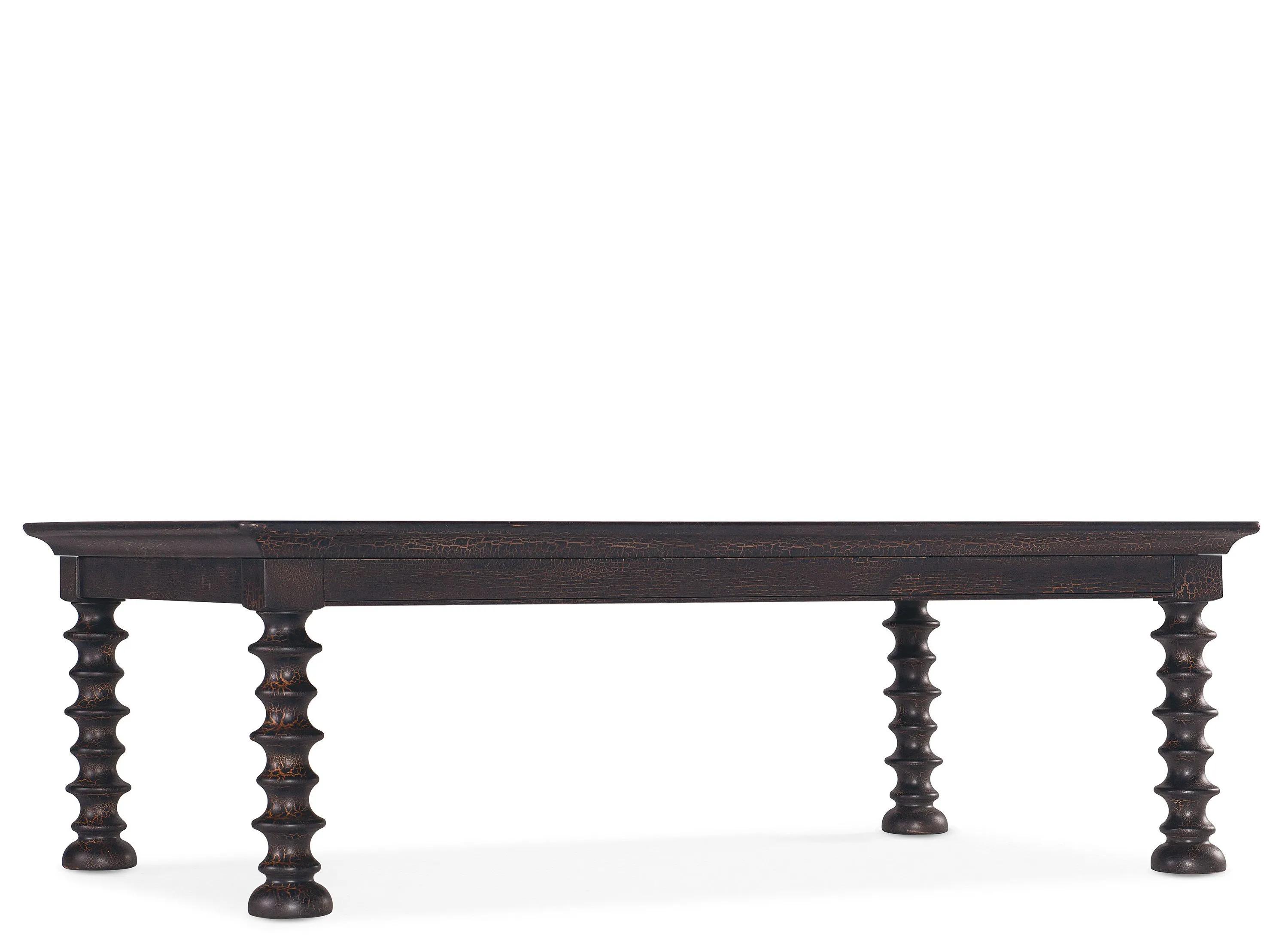 Big Sky Turned Leg Cocktail Table