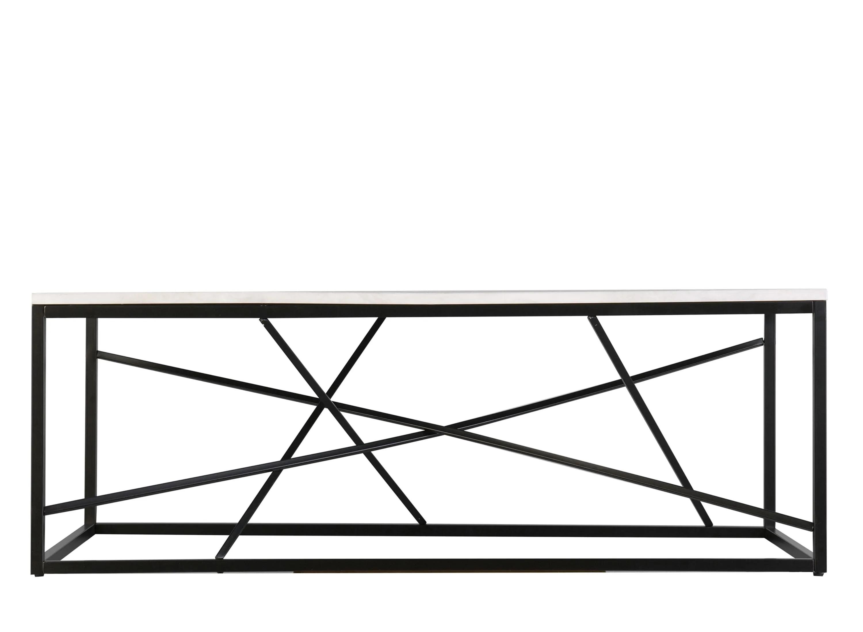 301143740 Edenbridge Faux Marble Cocktail Table sku 301143740