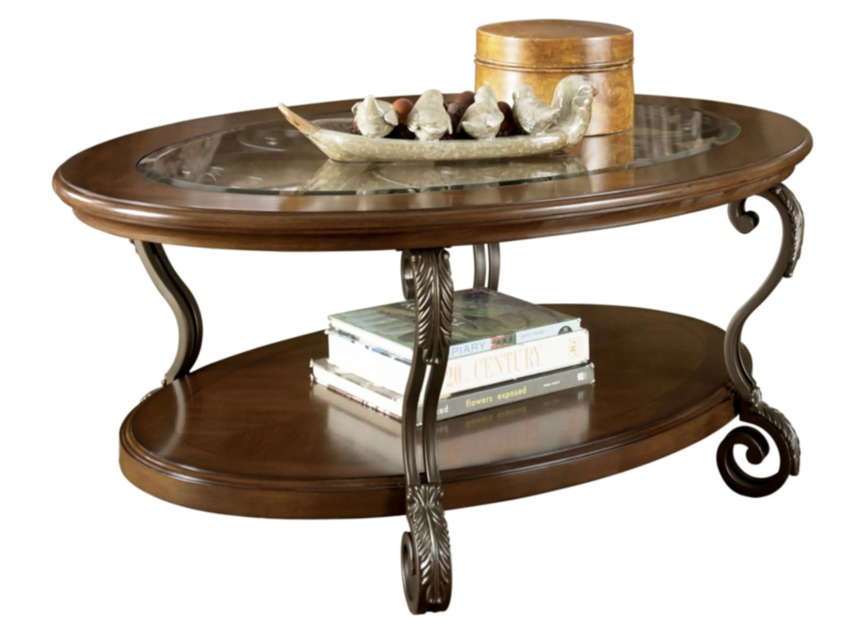 Nestor Traditional Oval Cocktail Table