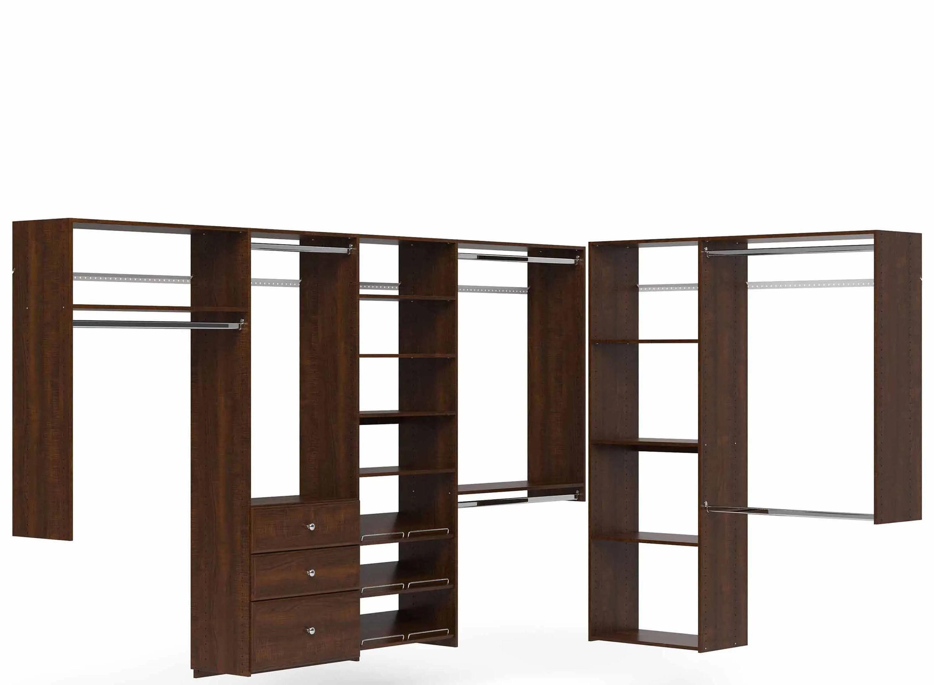Allen L-Shape Walk-In Closet Kit
