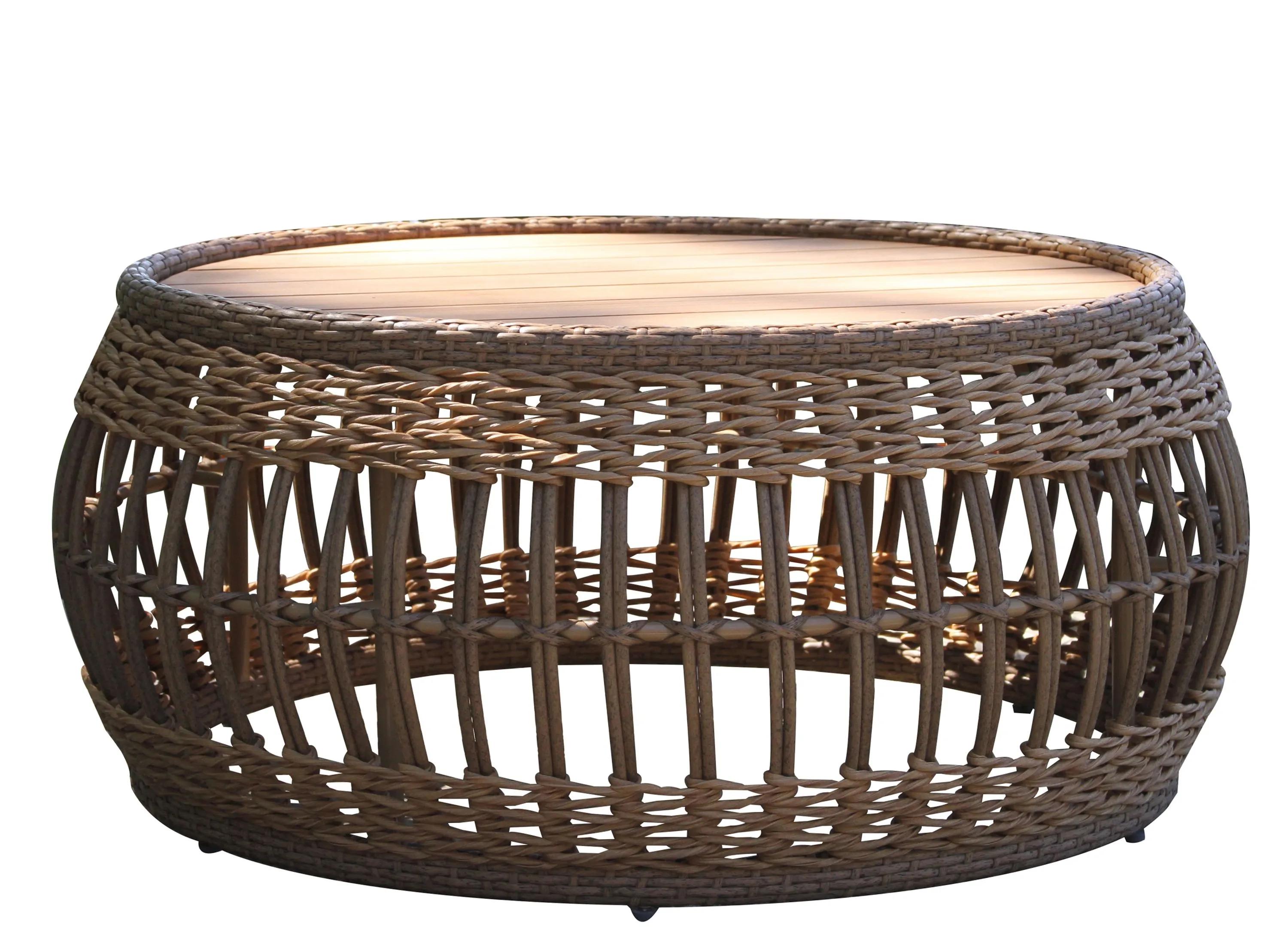 Allan Wicker Coffee Table